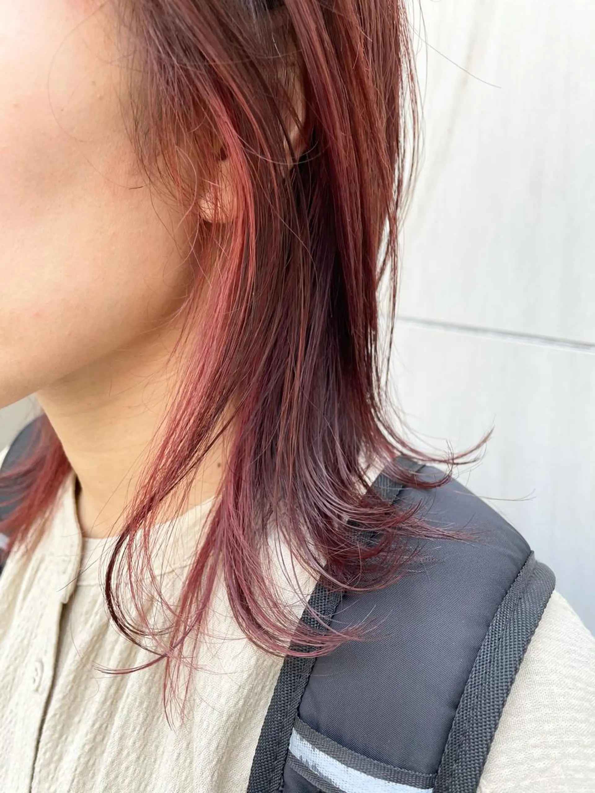 ミディアム カラー カット ヘアカラー トリートメント tatsumi/ボブ ウルフ/レイヤーのヘアスタイル