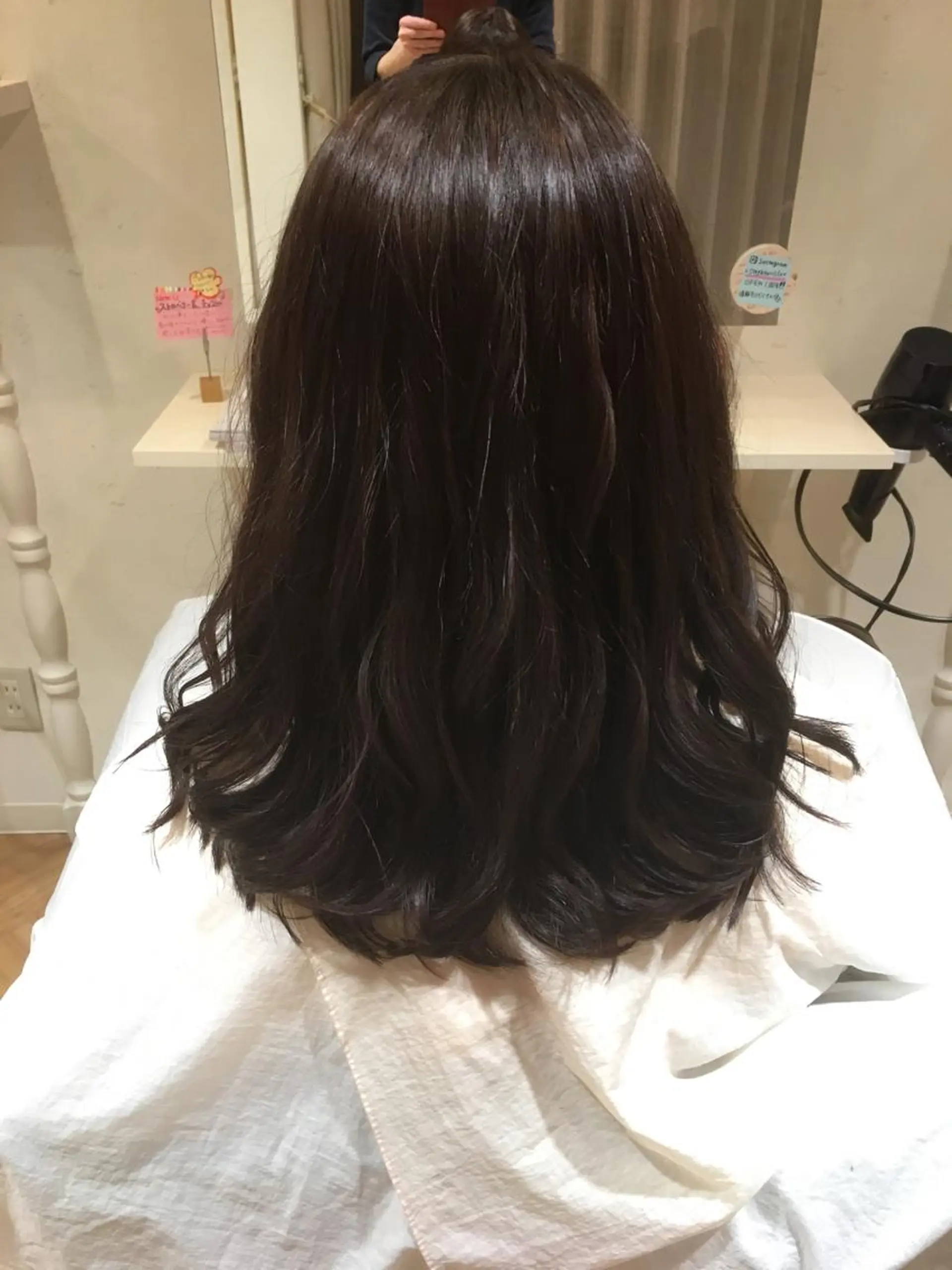 セミロング カラー 長江 諒のヘアスタイル