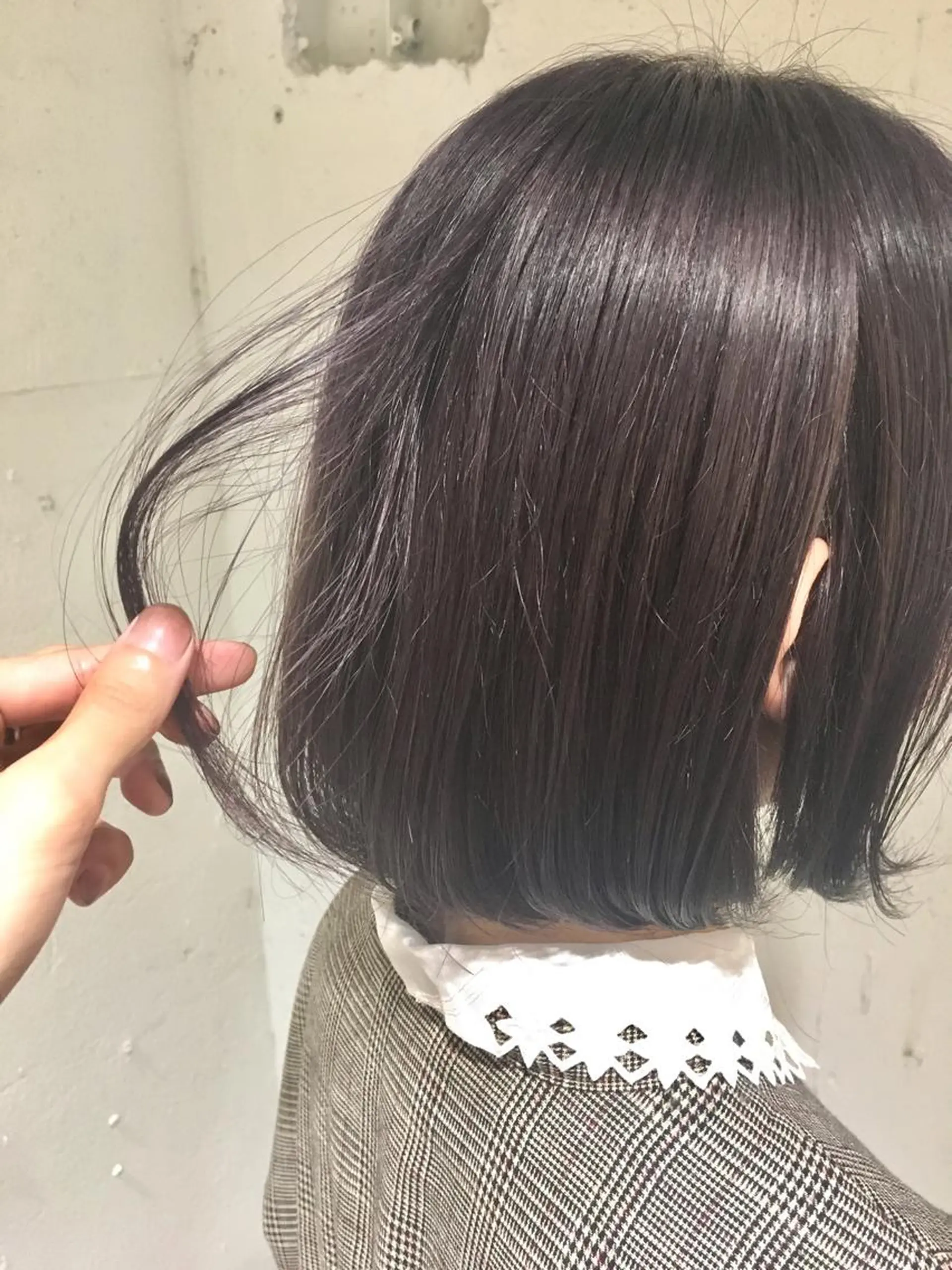 ショート カラー ベージュカラー グレージュ ラベンダーカラー パープルカラー ヘアカラー レイヤー/大人メンズ パーマ🌀 平島拓也のヘアスタイル