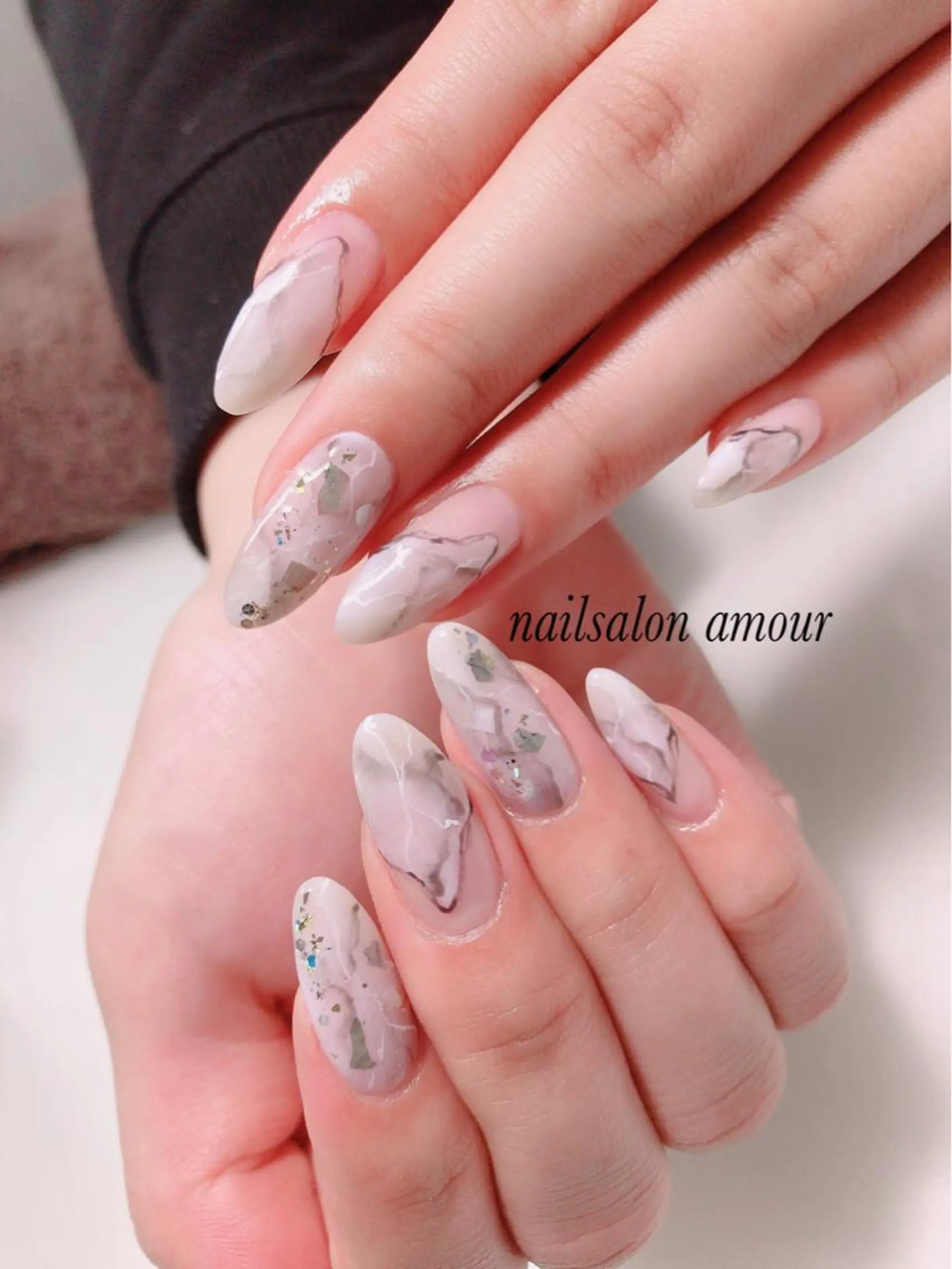 ネイル 大理石ネイル(マーブル) nailsalon ♡amour♡のネイルデザイン