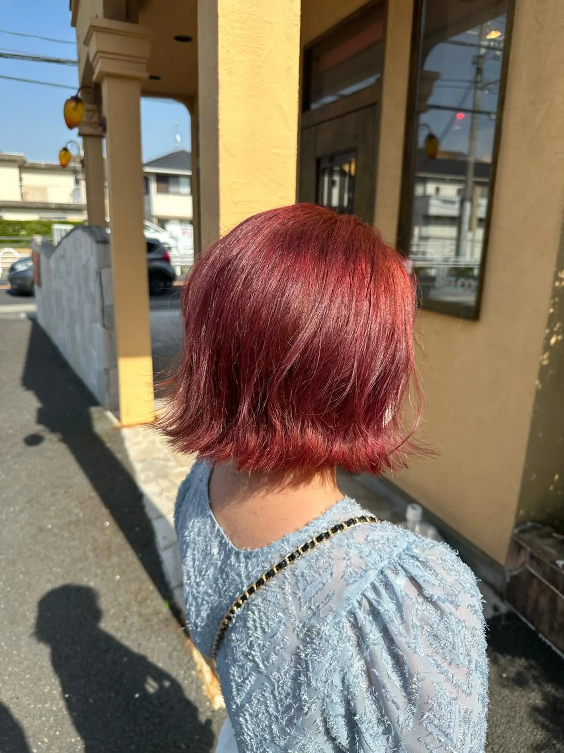 ミディアム カラー WEST✂︎AKI HIRO✂︎大和高田のヘアスタイル