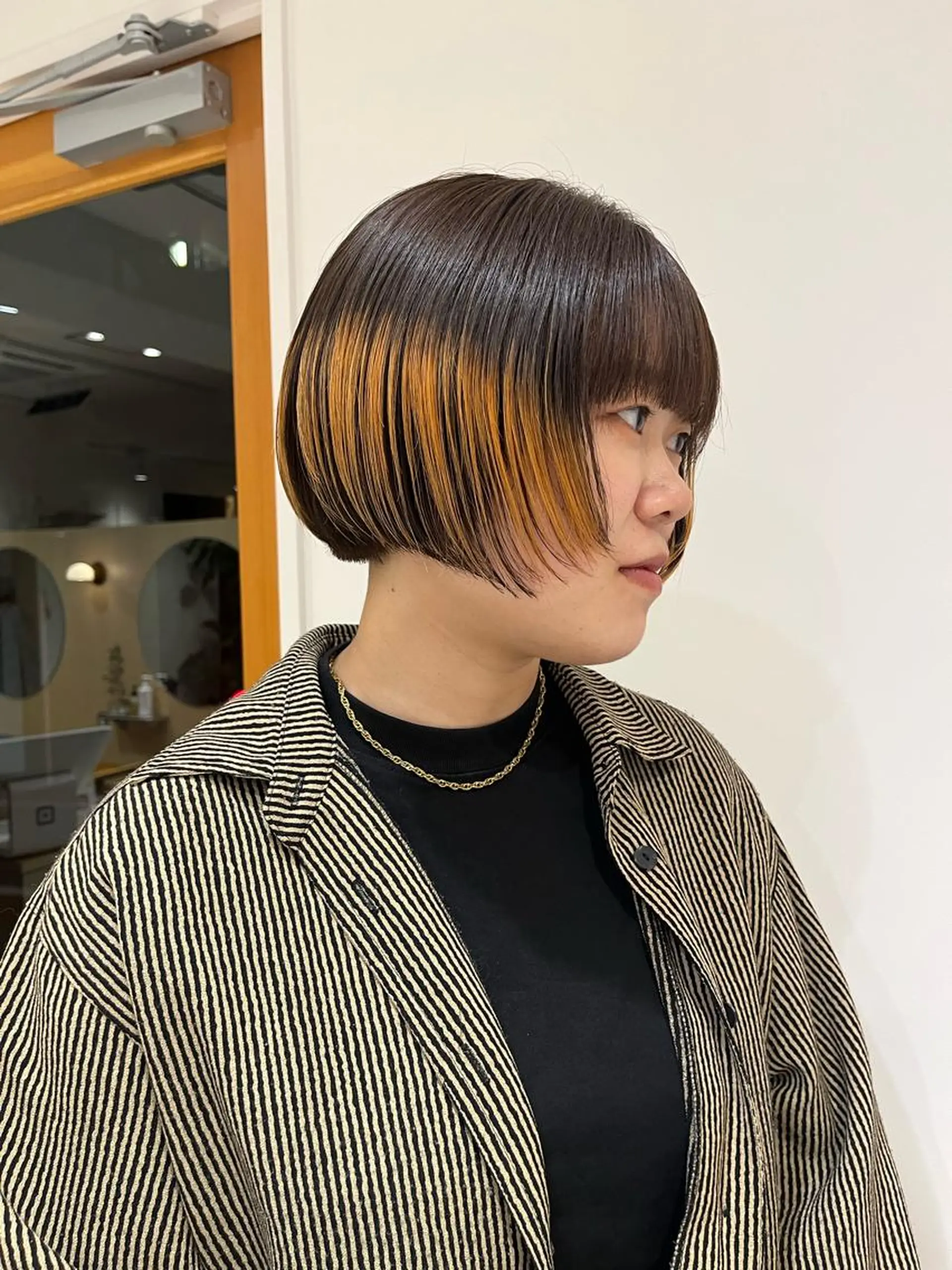 ショート カラー 🦖ミニボブ/ボブ /MOEKA🦕のヘアスタイル