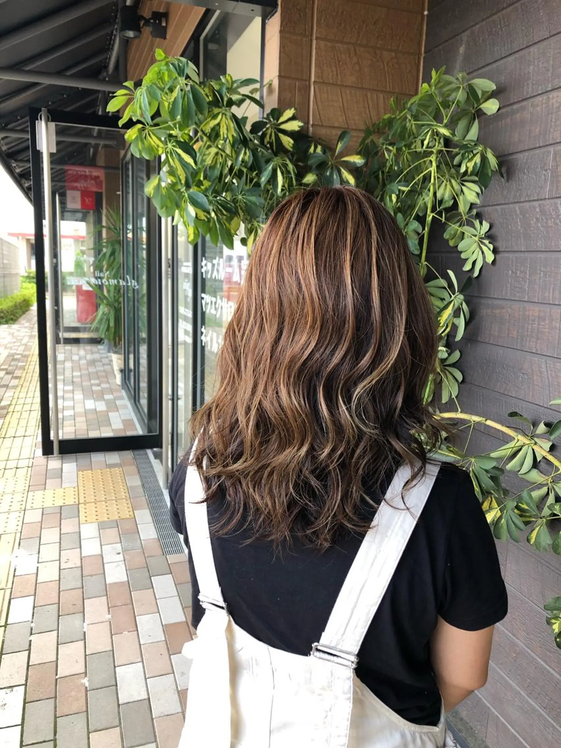 セミロング ヘアカラー 太白区/白髪ぼかし ハイライト/千葉達人のヘアスタイル