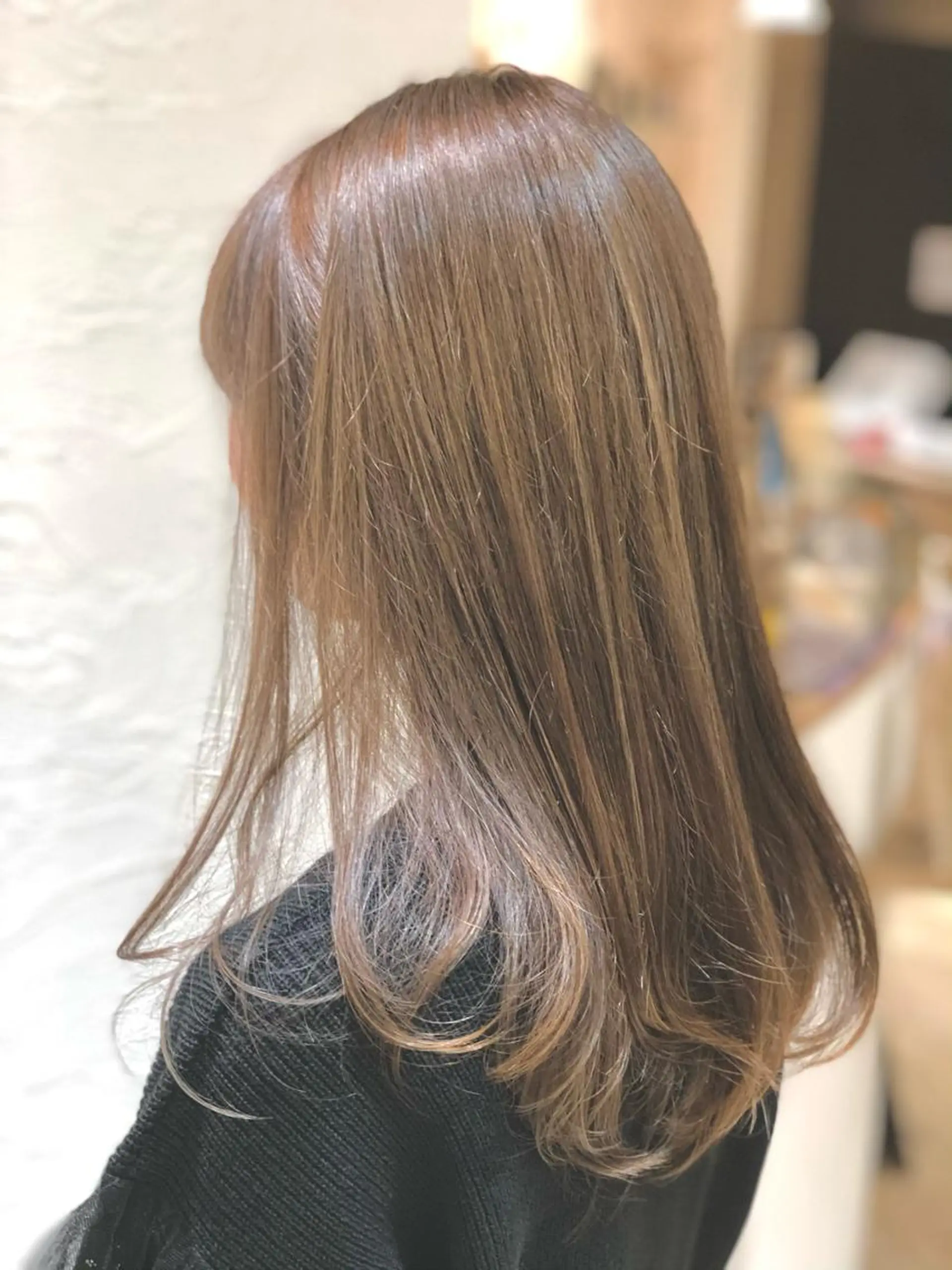 セミロング カラー 🍀褒められヘア🍀 松尾舜のヘアスタイル