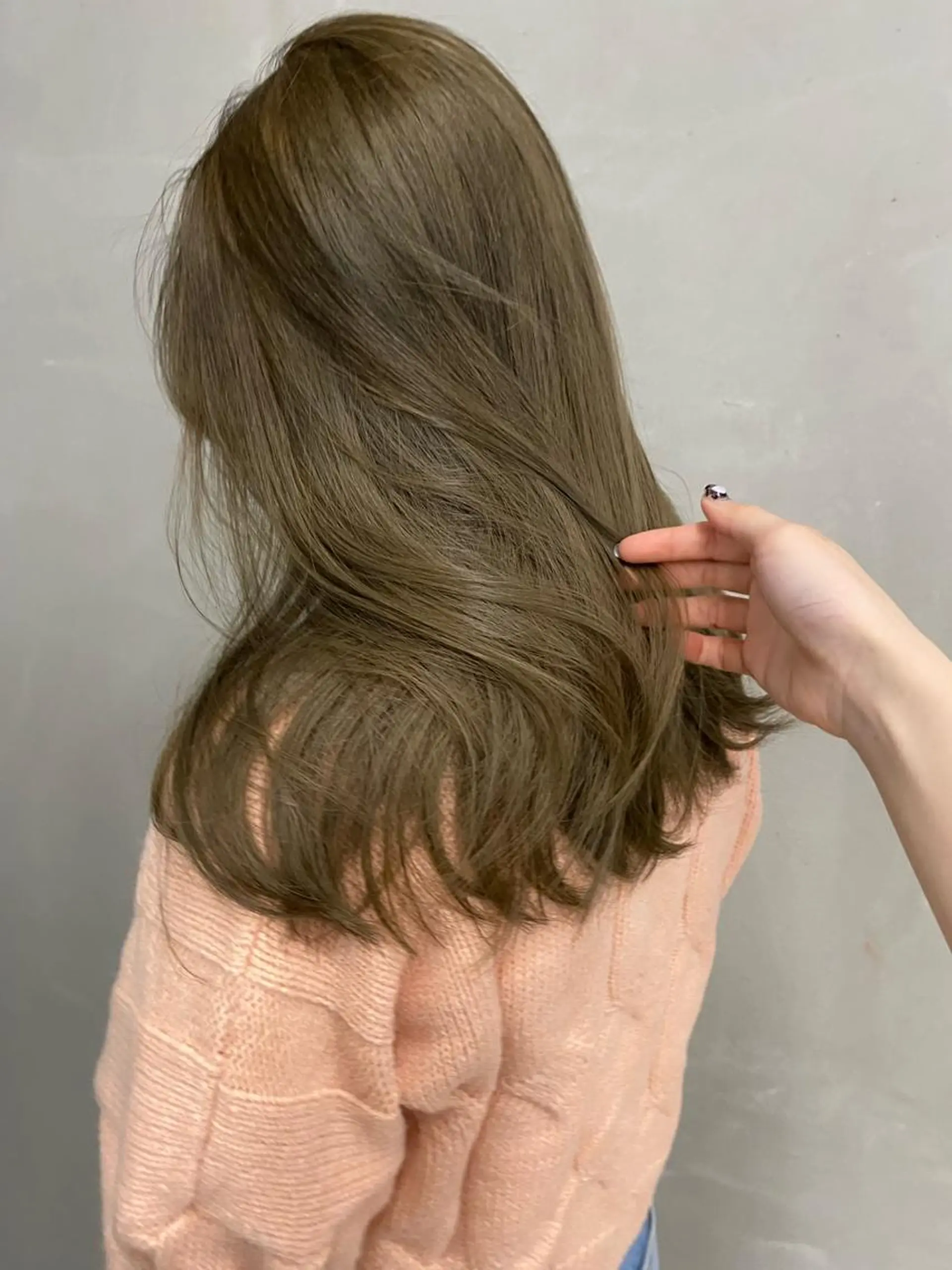 セミロング カラー カット ヘアカラー レイヤー/柔色 カラー/SAkiのヘアスタイル
