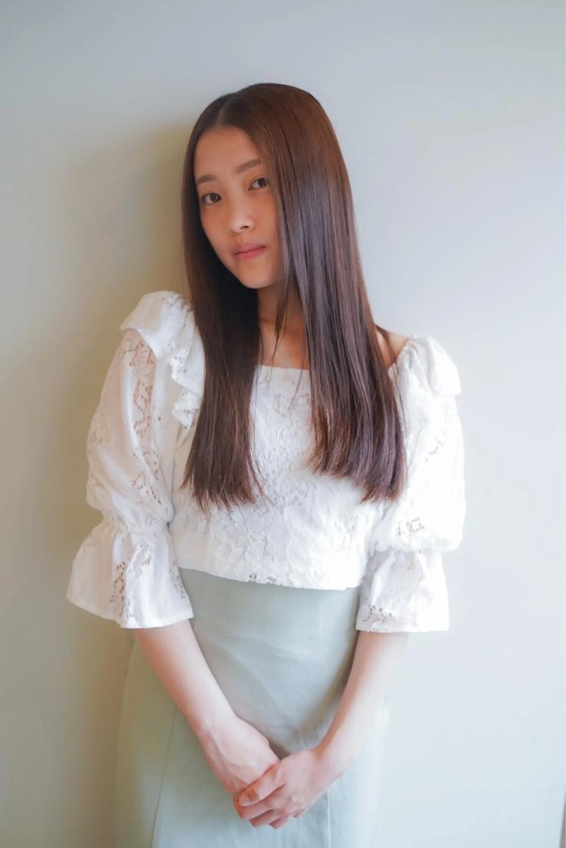 ロング カラー パーマ ヘアアレンジ くびれミディアム/似 合わせ/鎌倉/edAのヘアスタイル