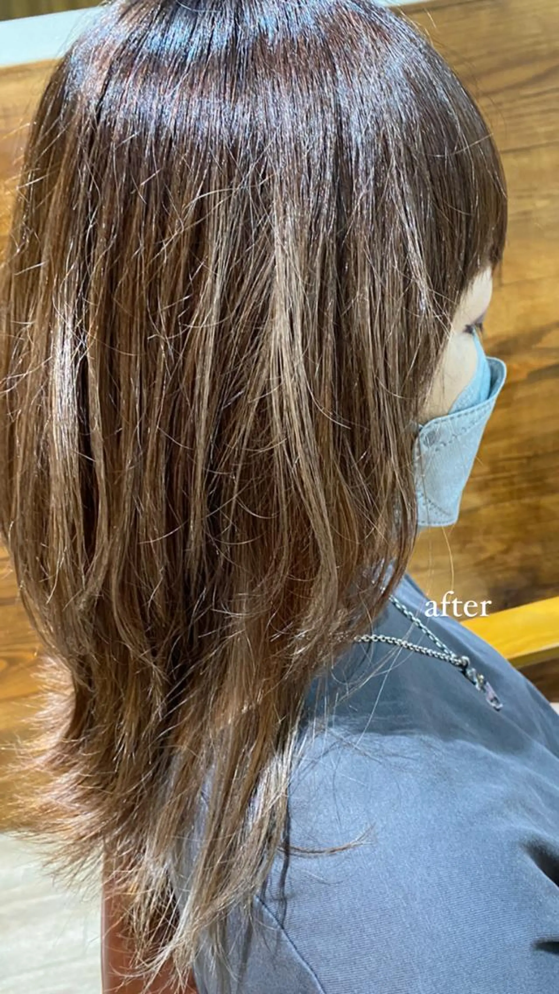 セミロング カラー niconail 🧣ayu 📍烏山のネイルデザイン