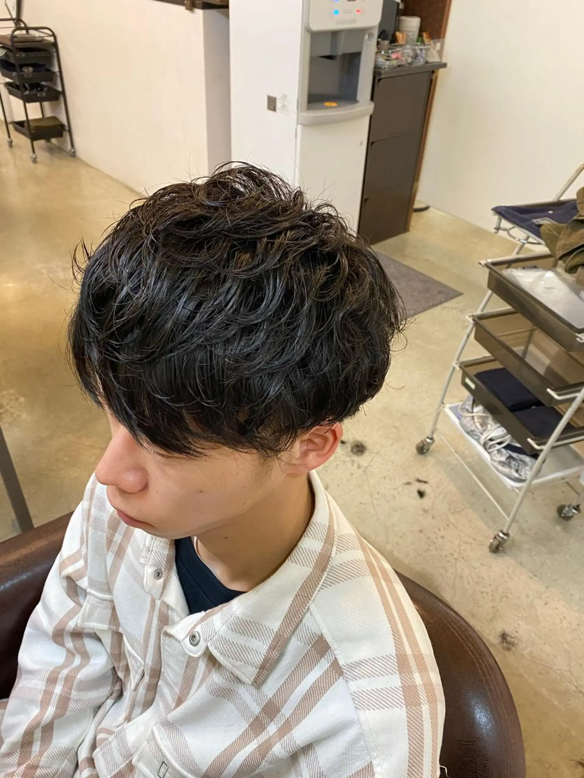 メンズ メンズパーマ 石川 信英のヘアスタイル
