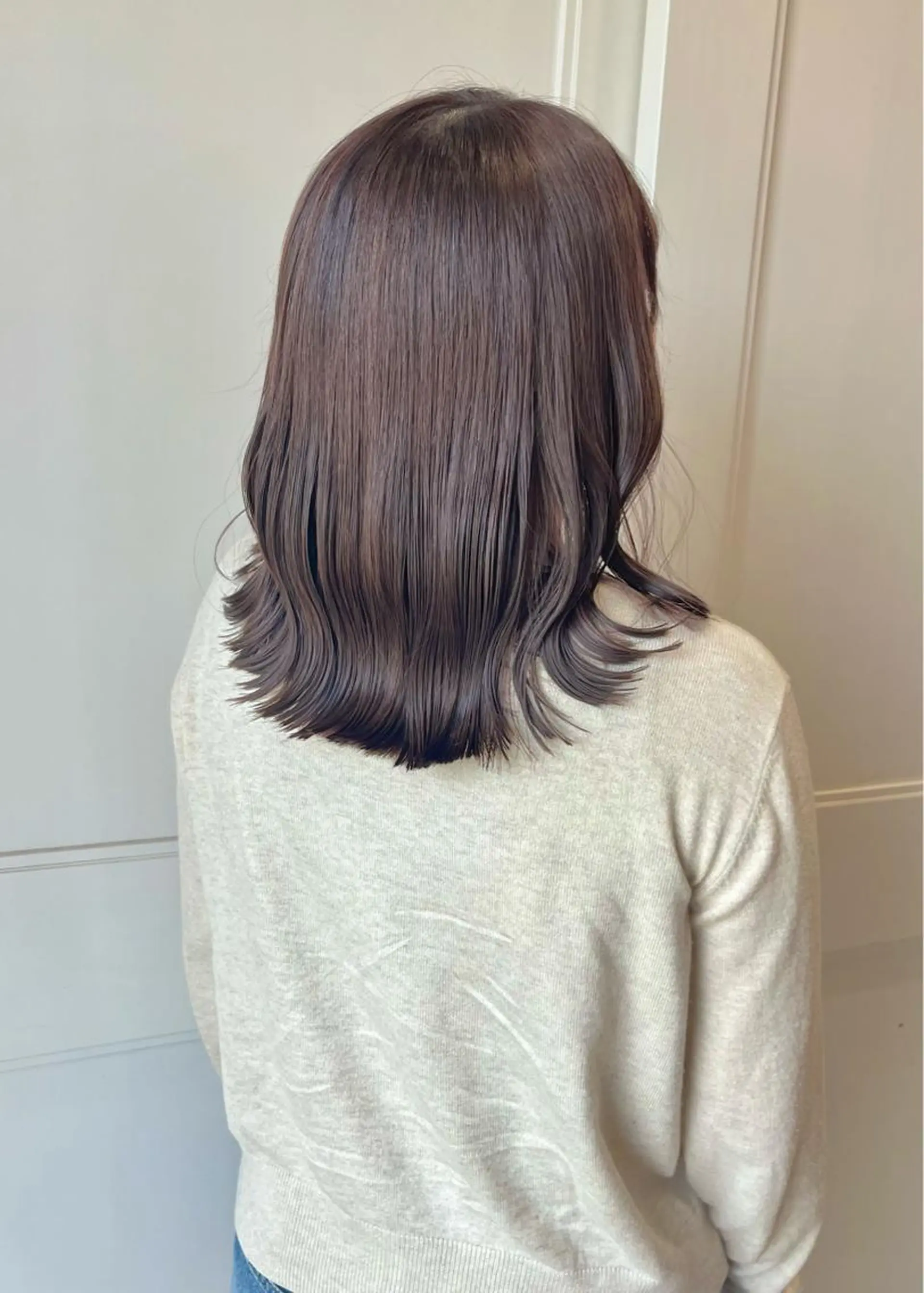 セミロング allum SAKURAのヘアスタイル