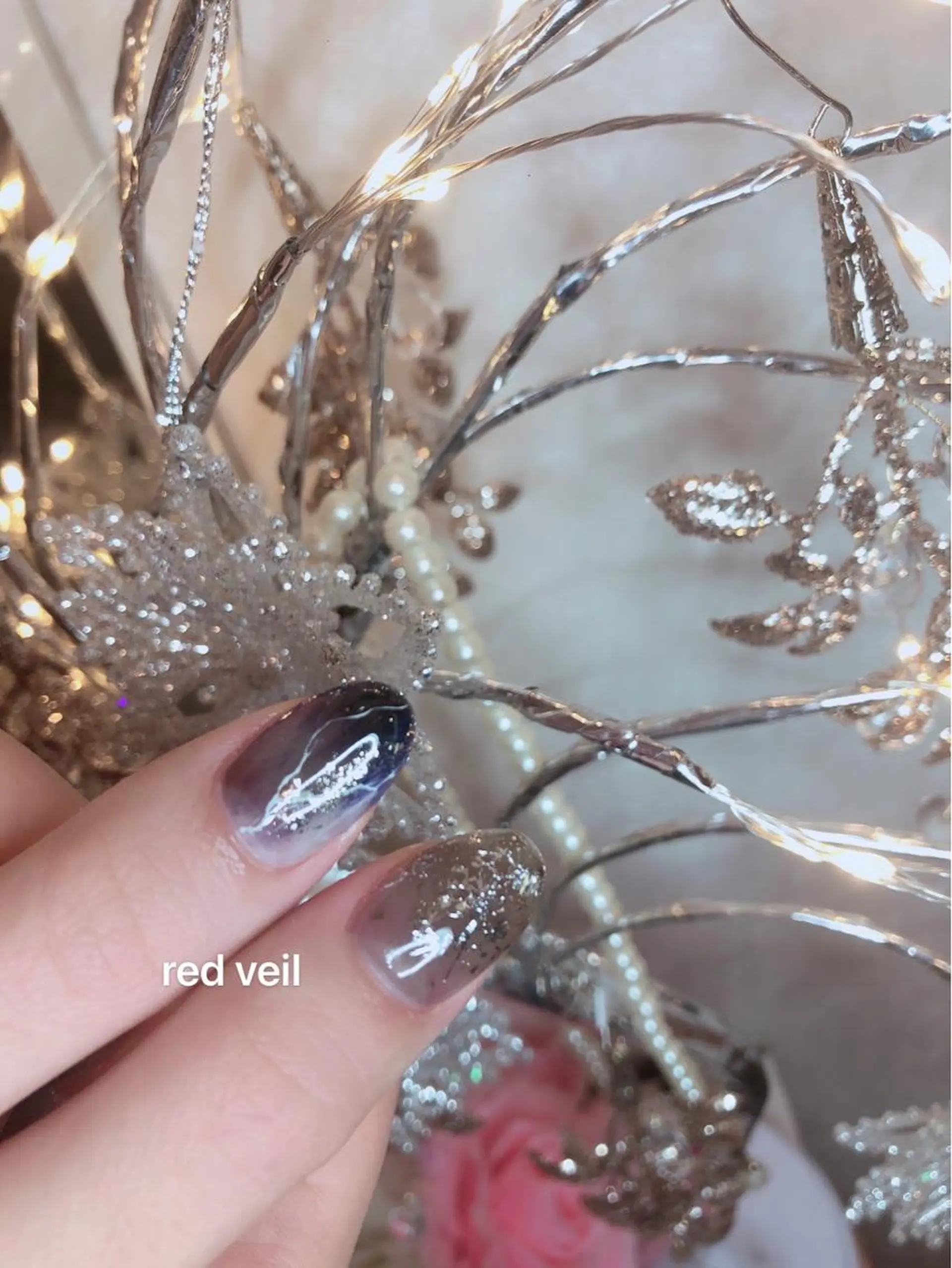 セミロング ネイル 長さ出し専門 nynaのネイルデザイン