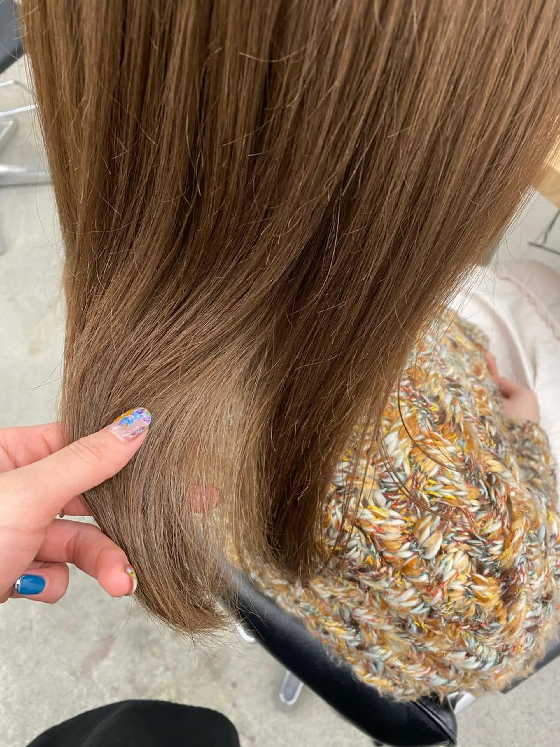 ロング カラー パーマ ヘアアレンジ ネイル マツエク・マツパ ✨艶髪✨ 奈須晴香のヘアスタイル