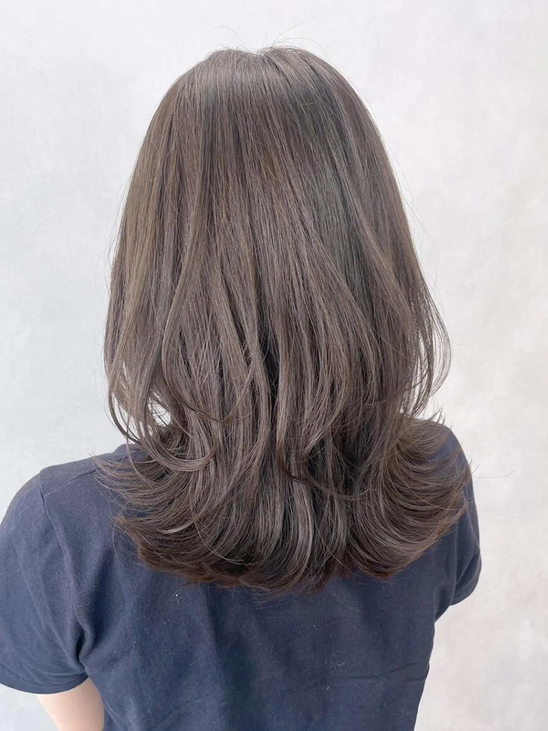 カラー セミロング レイヤーカット カット ヘアカラー トリートメント ITbyALBUM 藤沢店のヘアスタイル