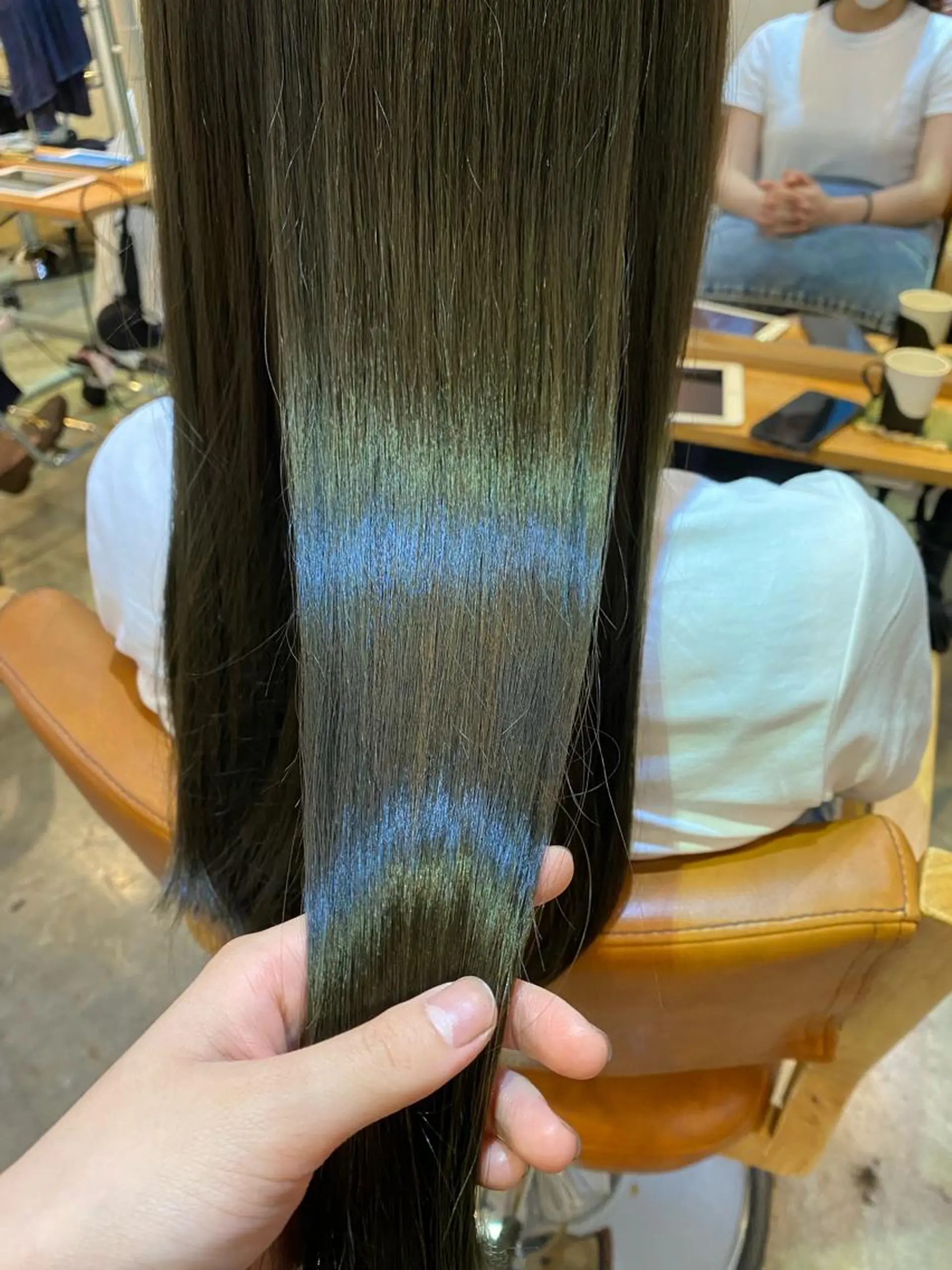 ロング カラー トリートメント ヘアカラー やまぐち あやみのヘアスタイル