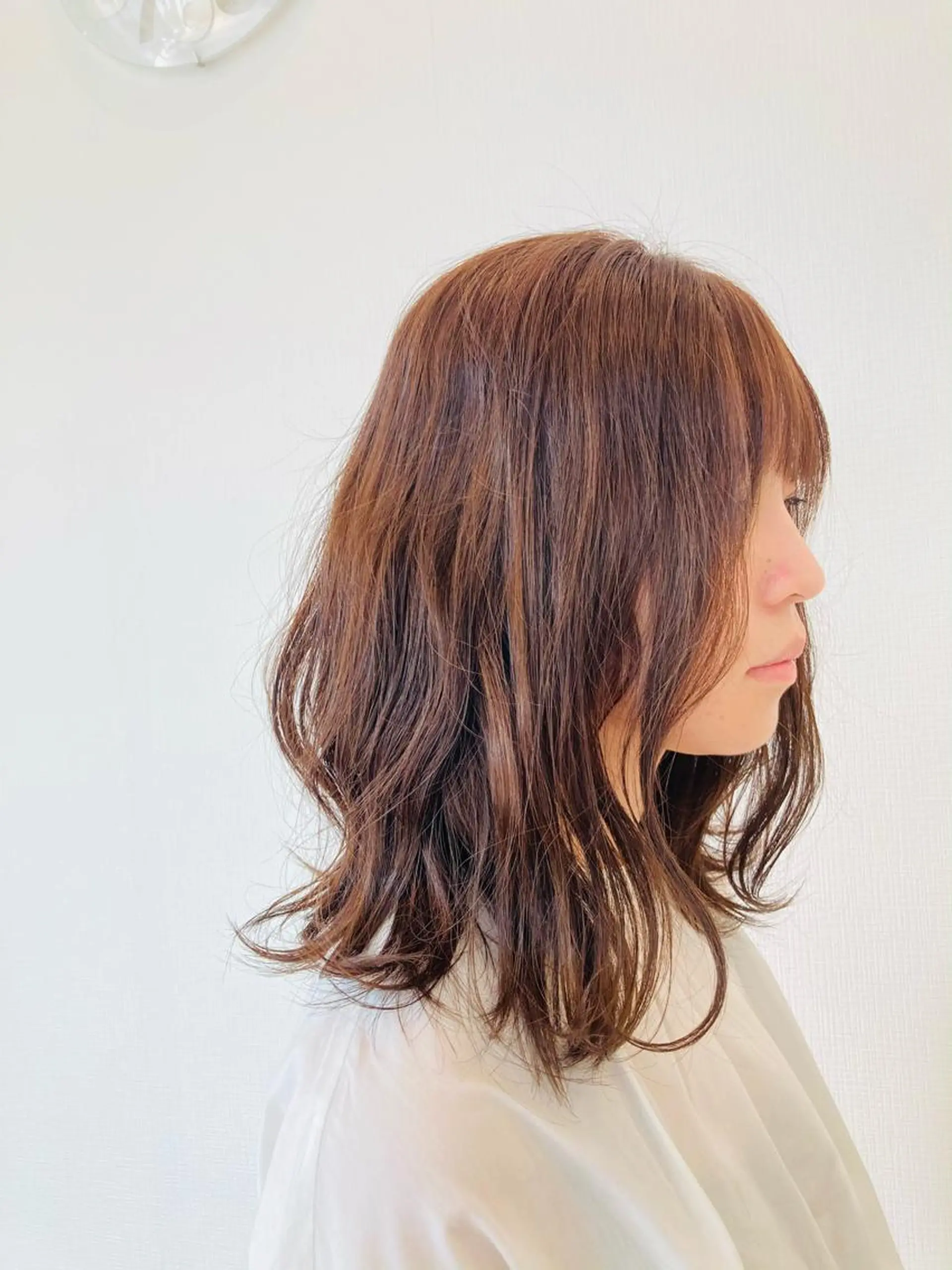 ミディアム カラー PazRood 山下のヘアスタイル
