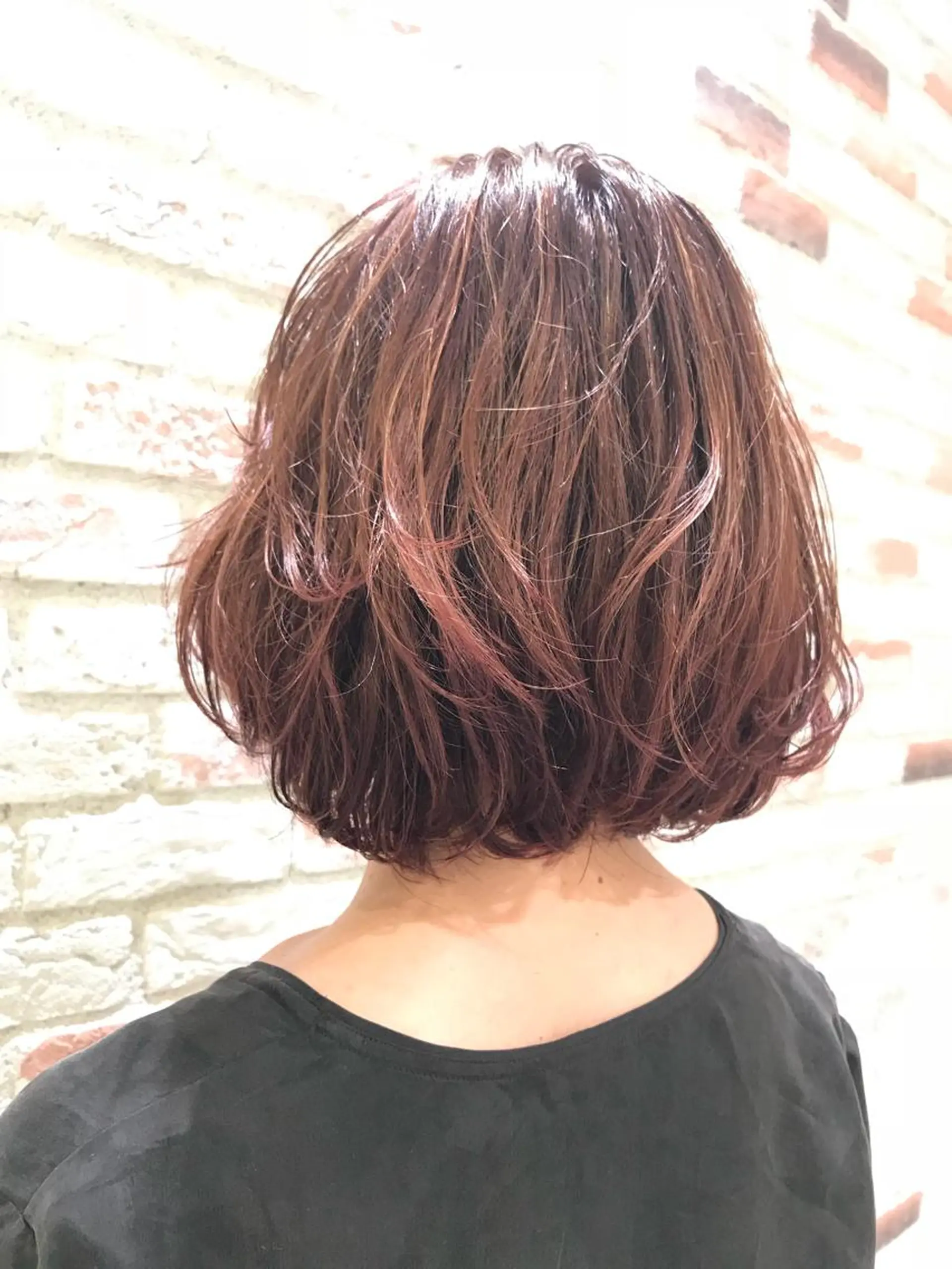 ミディアム カラー 松山 真也のヘアスタイル