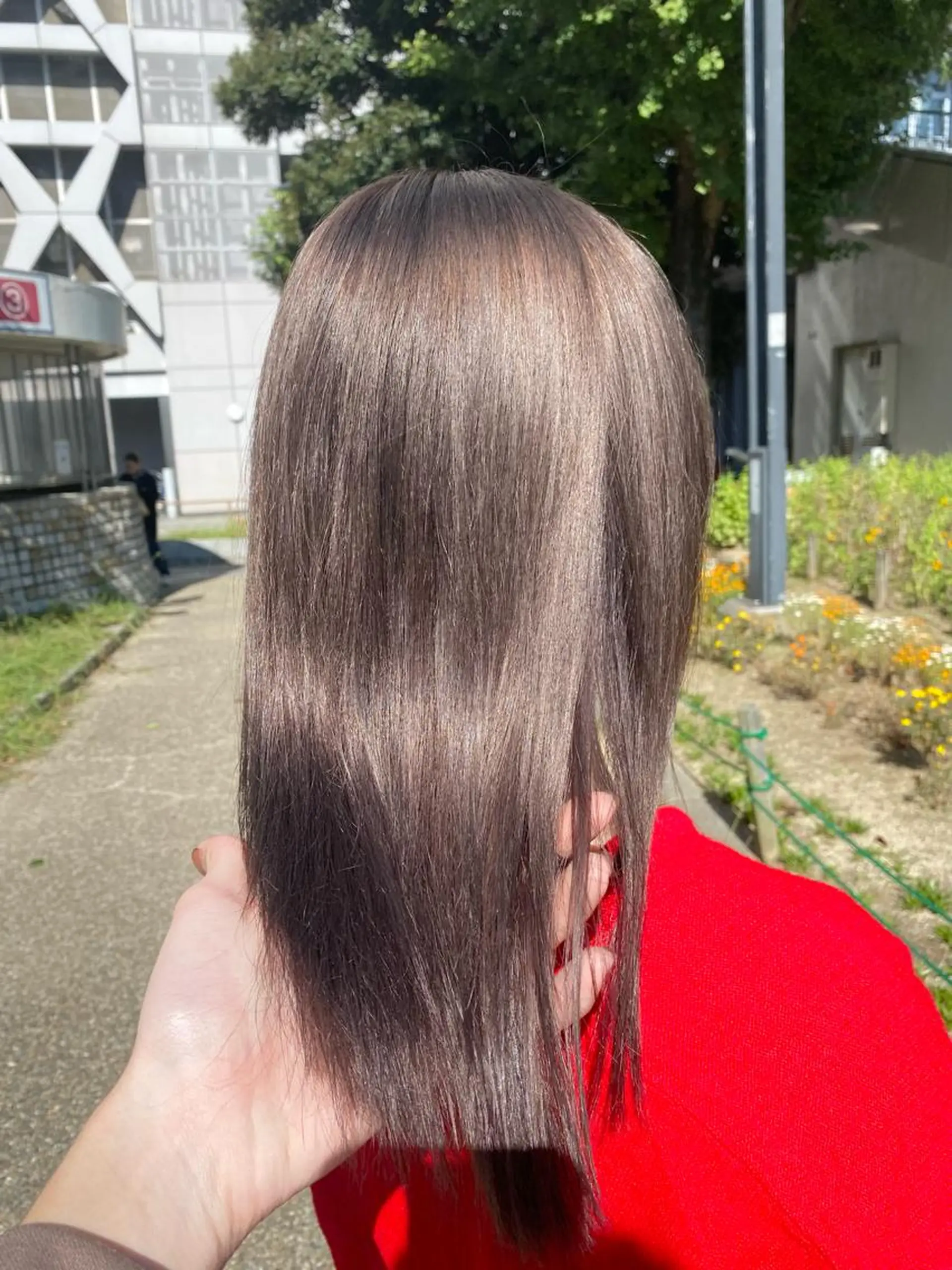 セミロング カラー 髪質改善 トリートメント 鈴木/ニュアンス パーマ/メンズのヘアスタイル