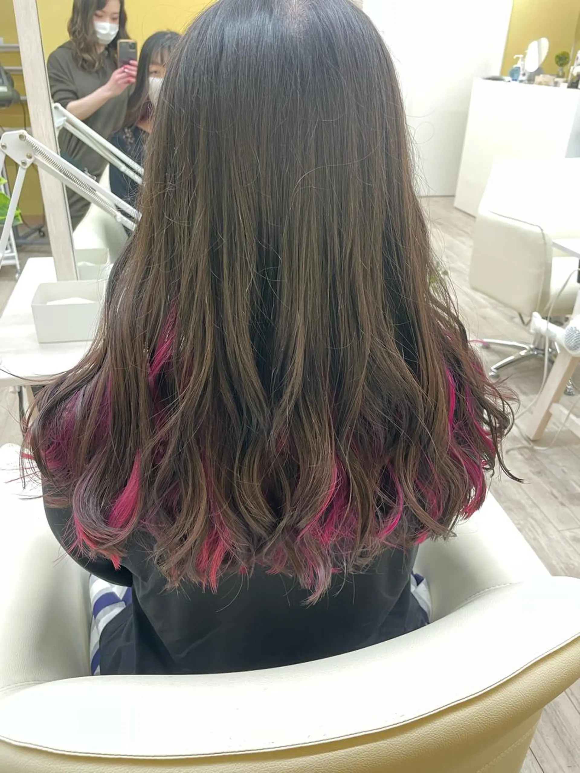 ロング カラー ヘアアレンジ メンズ メンズインナーカラー インナーカラー 村山 かほのヘアスタイル