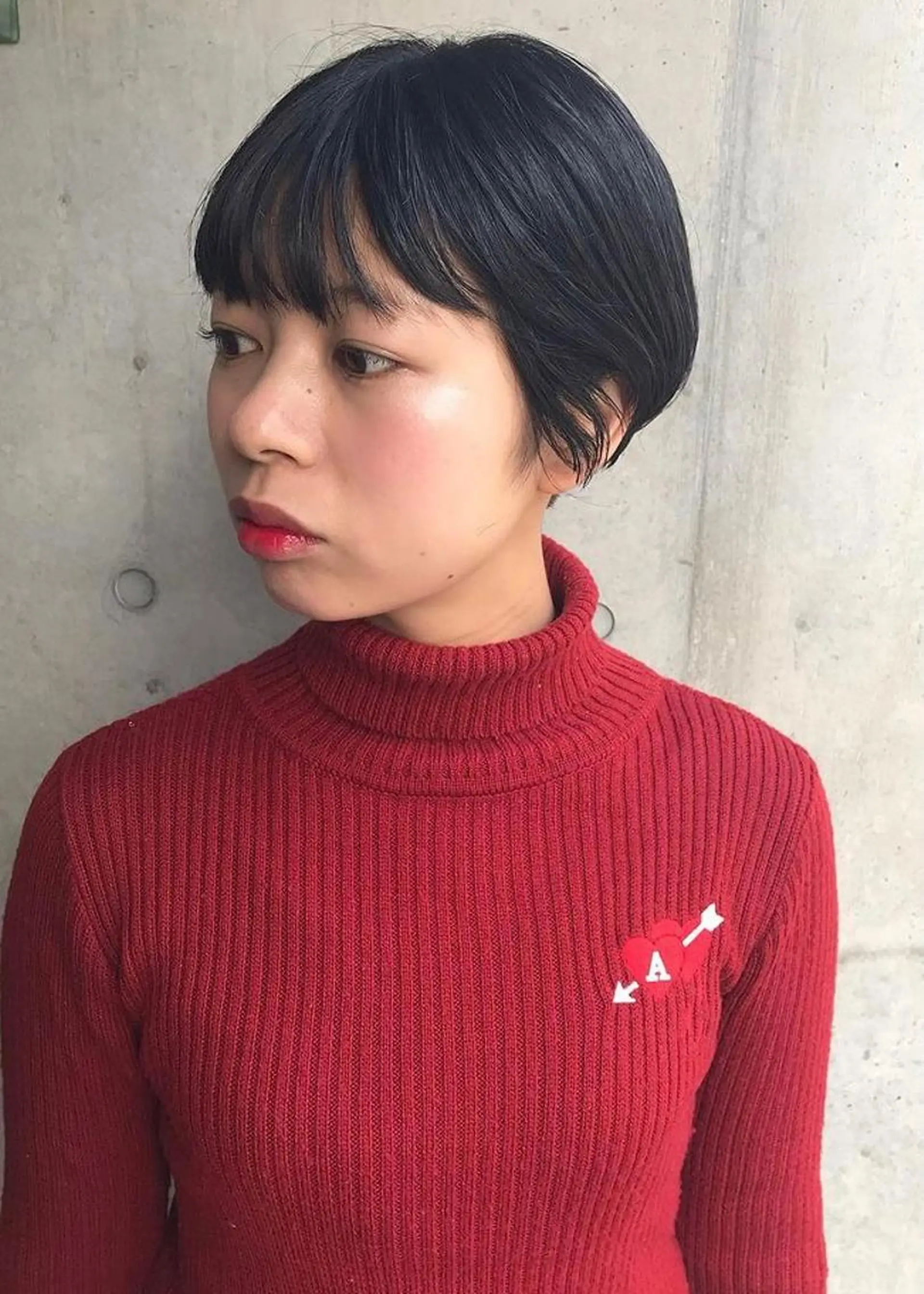 ショート カラー ハンサムショート ショートヘア カット ヘアカラー トリートメント tatsumi/ボブ ウルフ/レイヤーのヘアスタイル