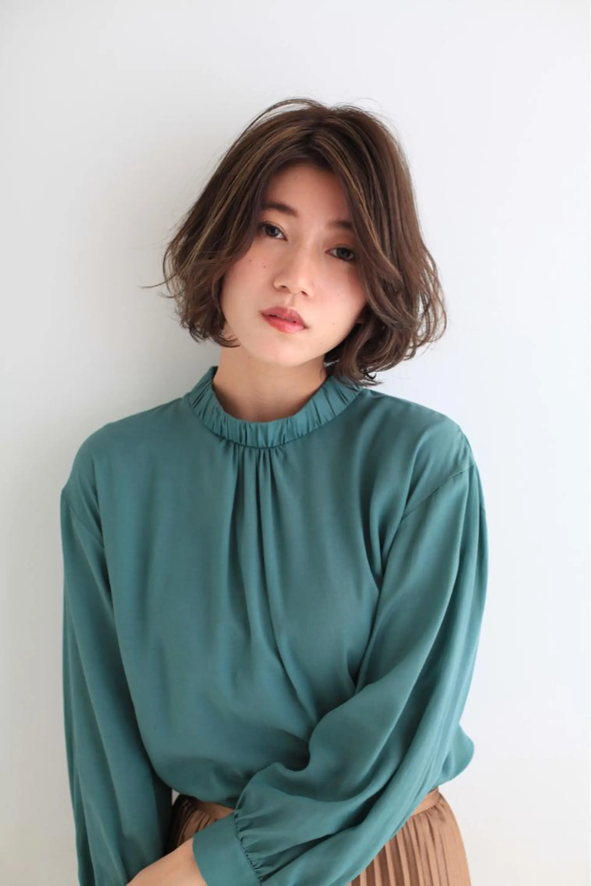 ショート 髪質改善\酸熱TR カット【店長】のヘアスタイル