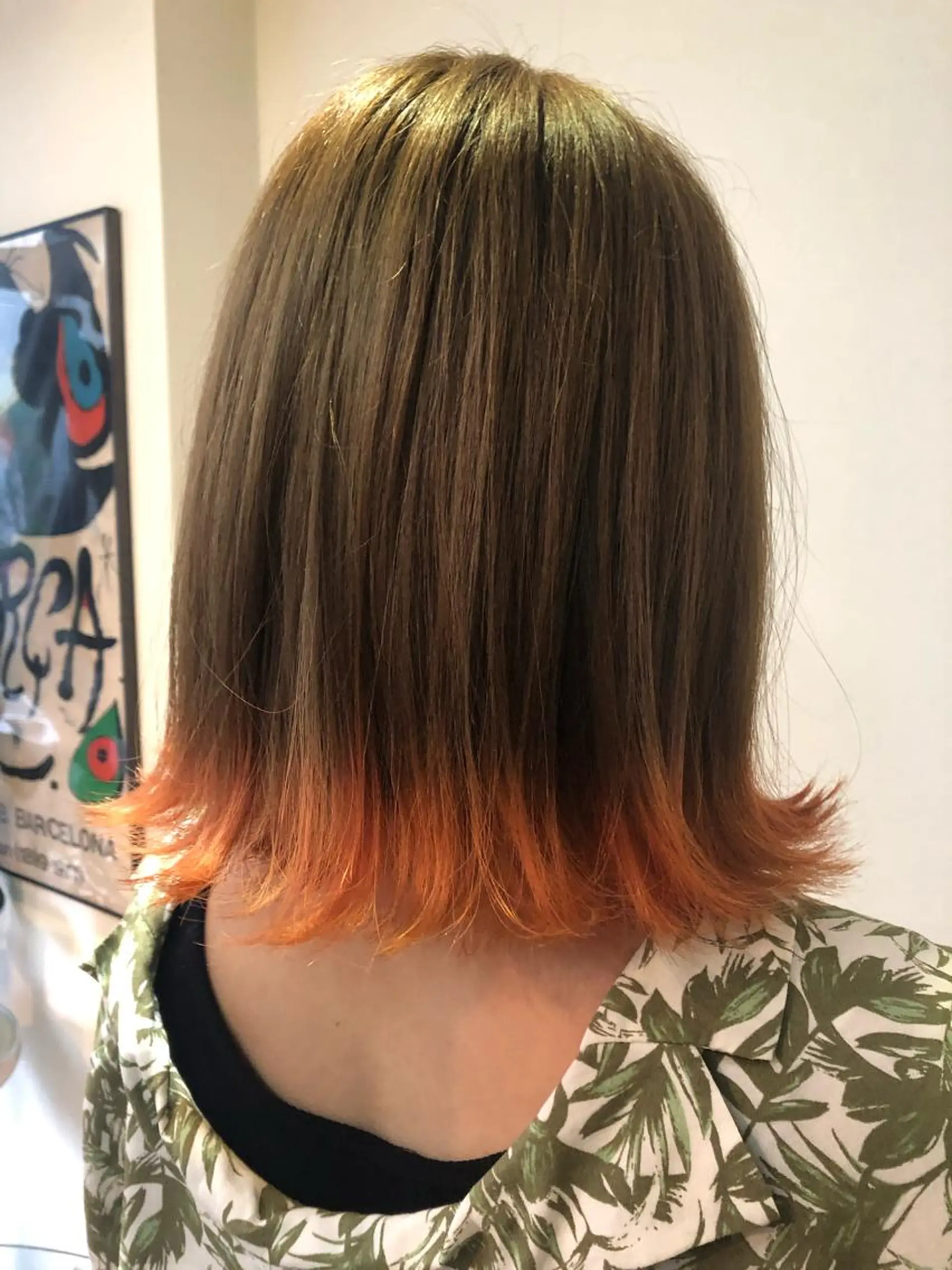 ミディアム カラー カット ヘアカラー pep natsumiのヘアスタイル