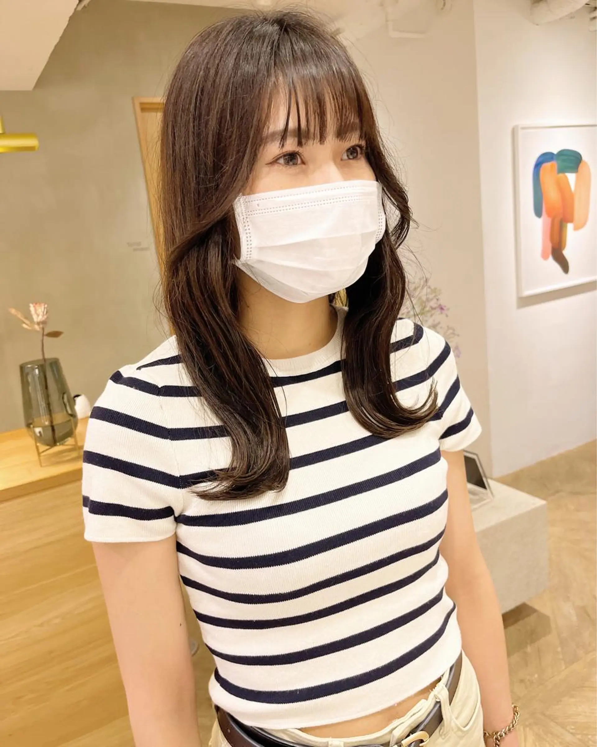 ロング カラー カット ヘアカラー トリートメント レイヤーカット ✨️奥田良太✨️のヘアスタイル