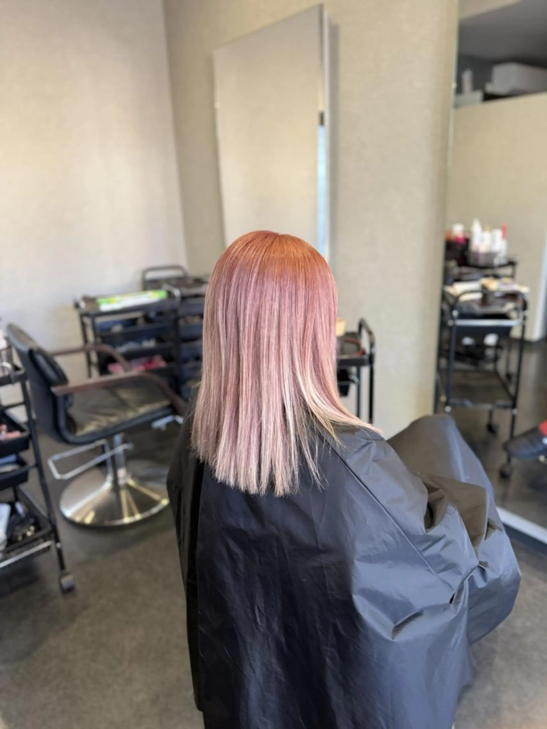 ミディアム 髪質改善⚡️カラー 🍀武久 誠🍀のヘアスタイル