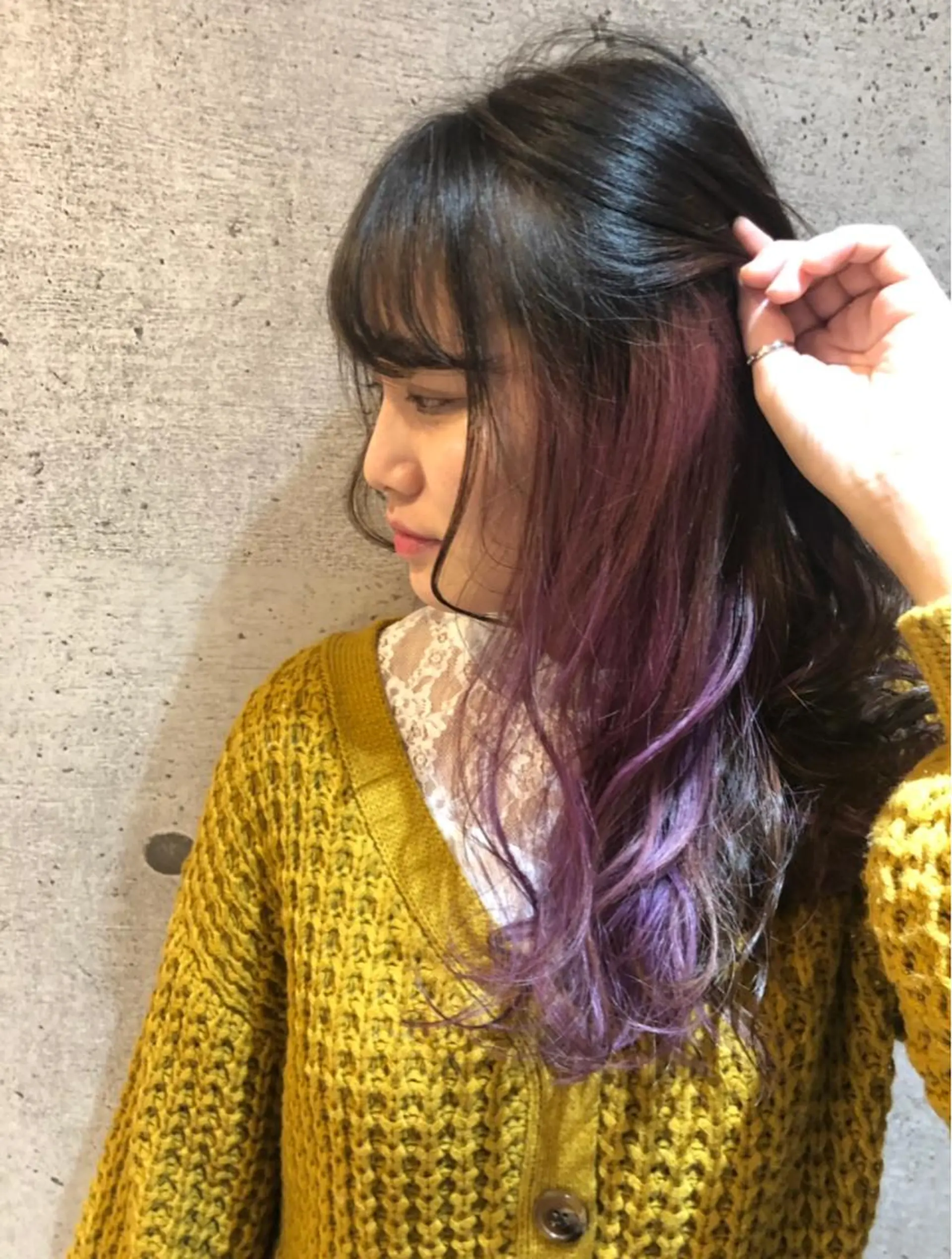 カラー カット ヘアカラー トリートメント 久保 敏之のヘアスタイル