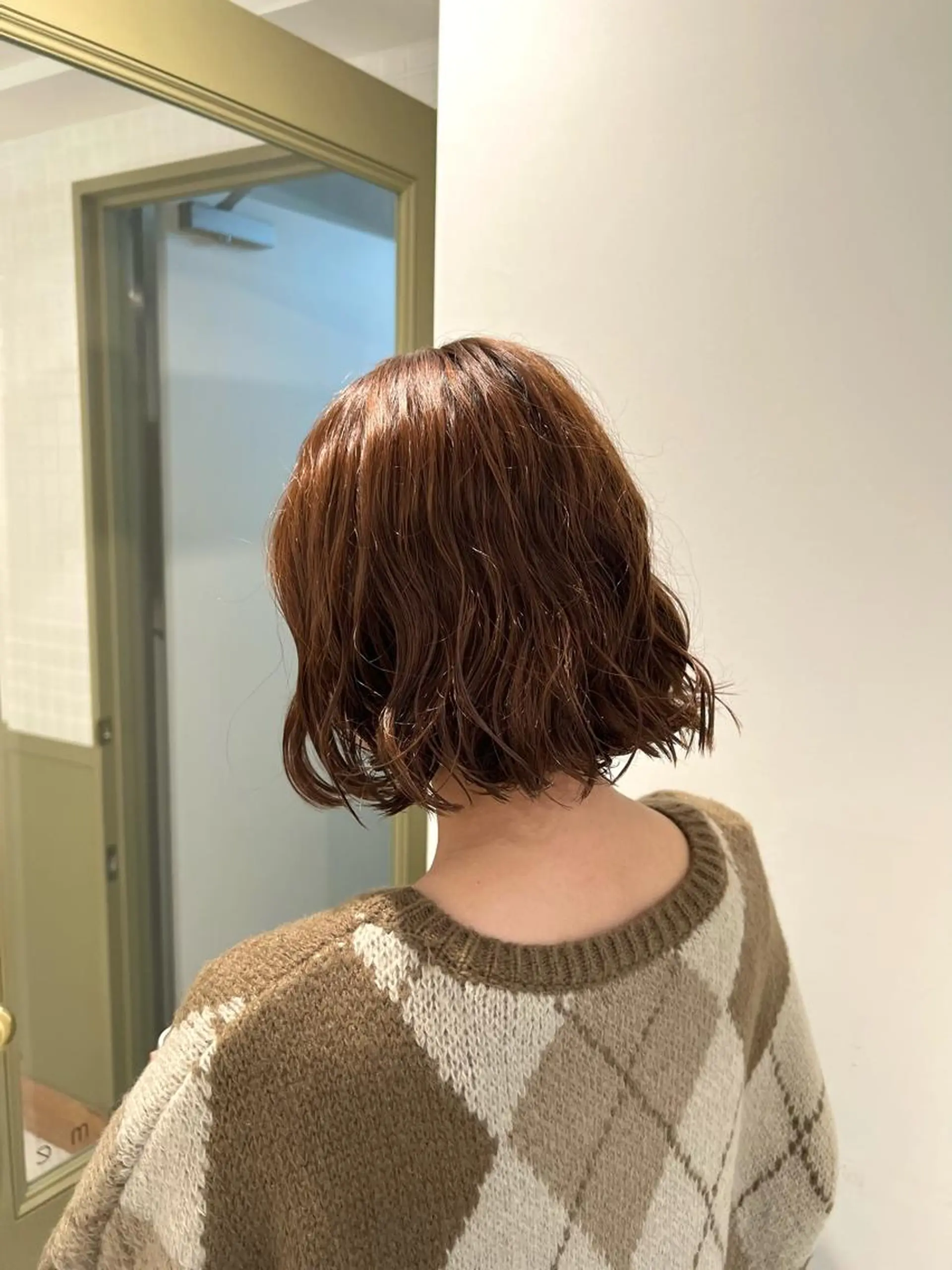 ミディアム パーマ カット パーマ メンズカット /パーマ🍀田畑玖音のヘアスタイル