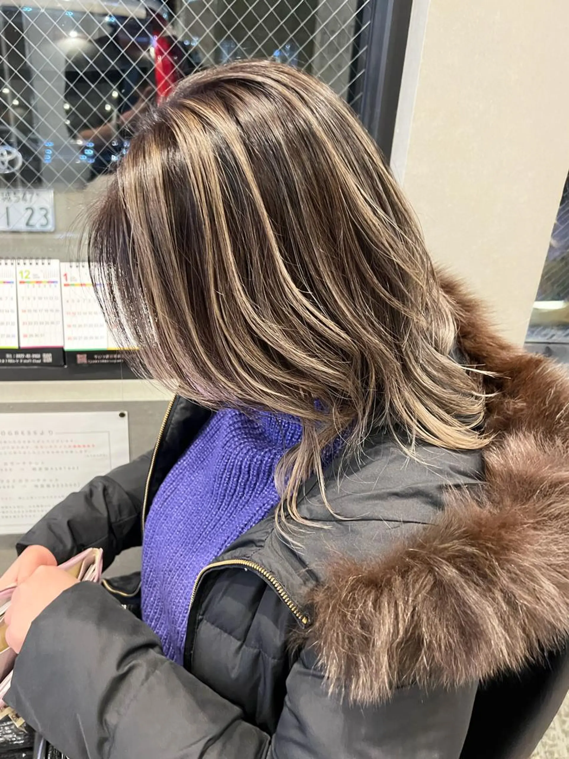 ミディアム 原田 英希のヘアスタイル