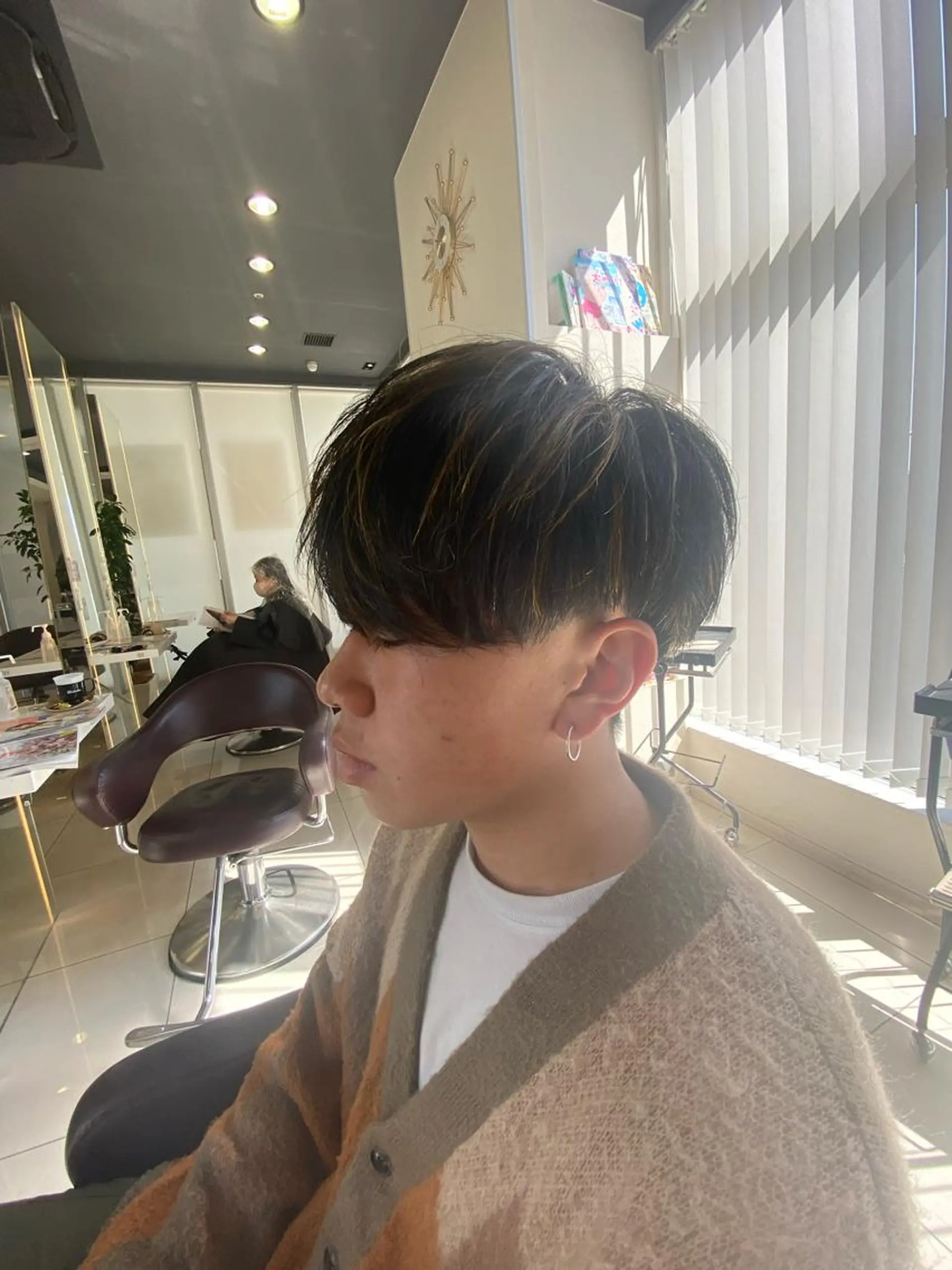 ショート カラー メンズ カット ヘアカラー メンズサロン/戸塚駅 東口3分/冨田大輝のヘアスタイル