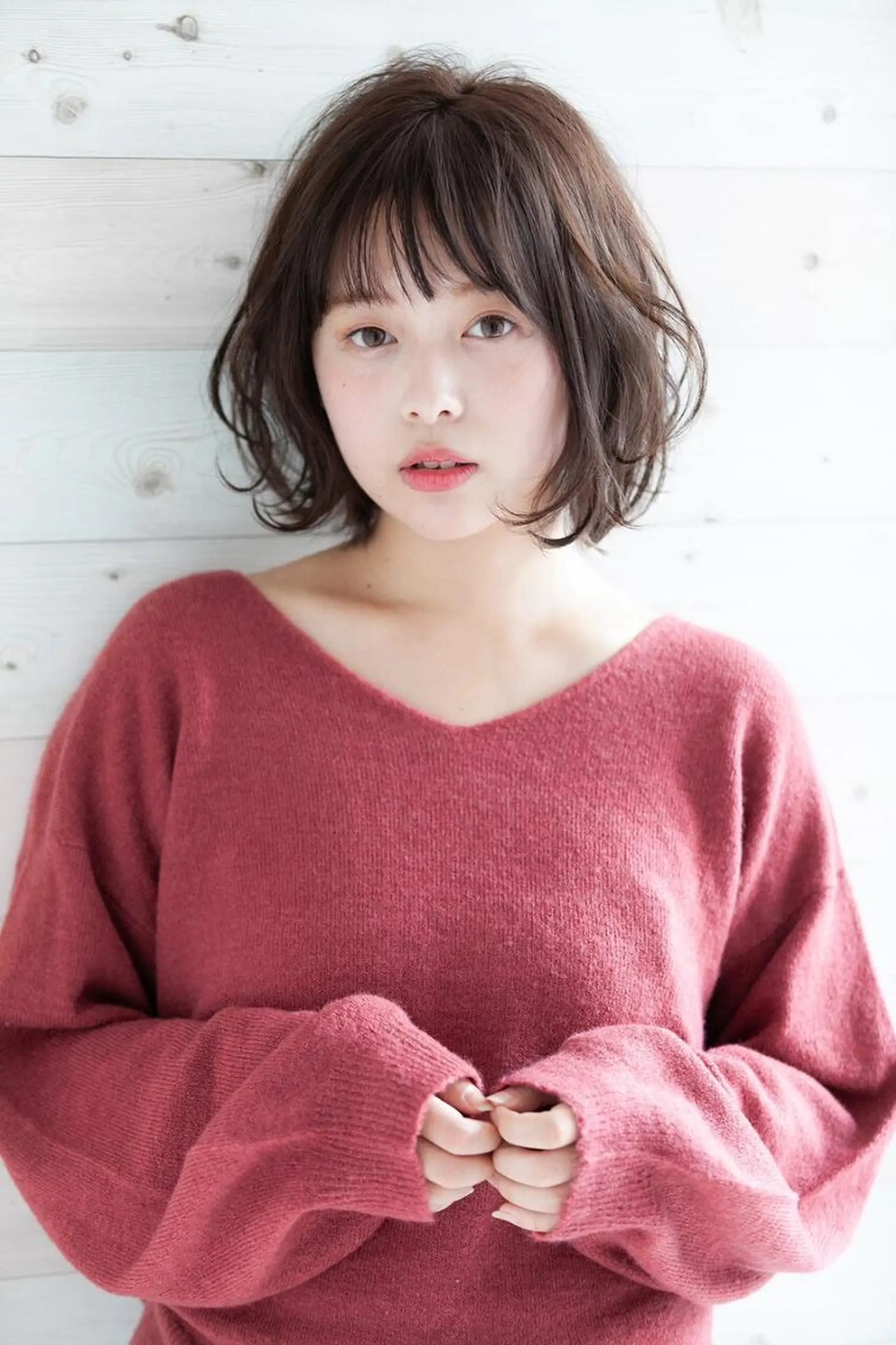 ロング ハイライト 髪質改善 韓国風ヘア レイヤーカット 小顔カット カット ヘアカラー トリートメント TIGRE for hairのヘアスタイル