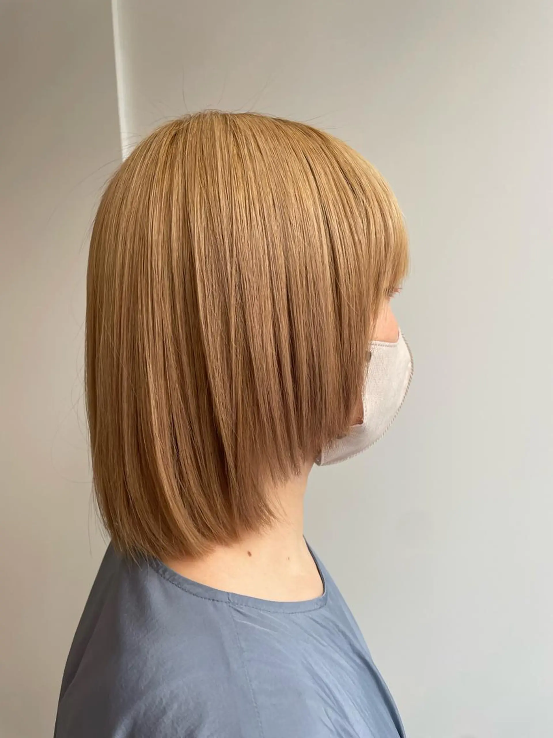 ミディアム トリートメント 酸熱トリートメント ナチュラルカラー 児玉優香のヘアスタイル