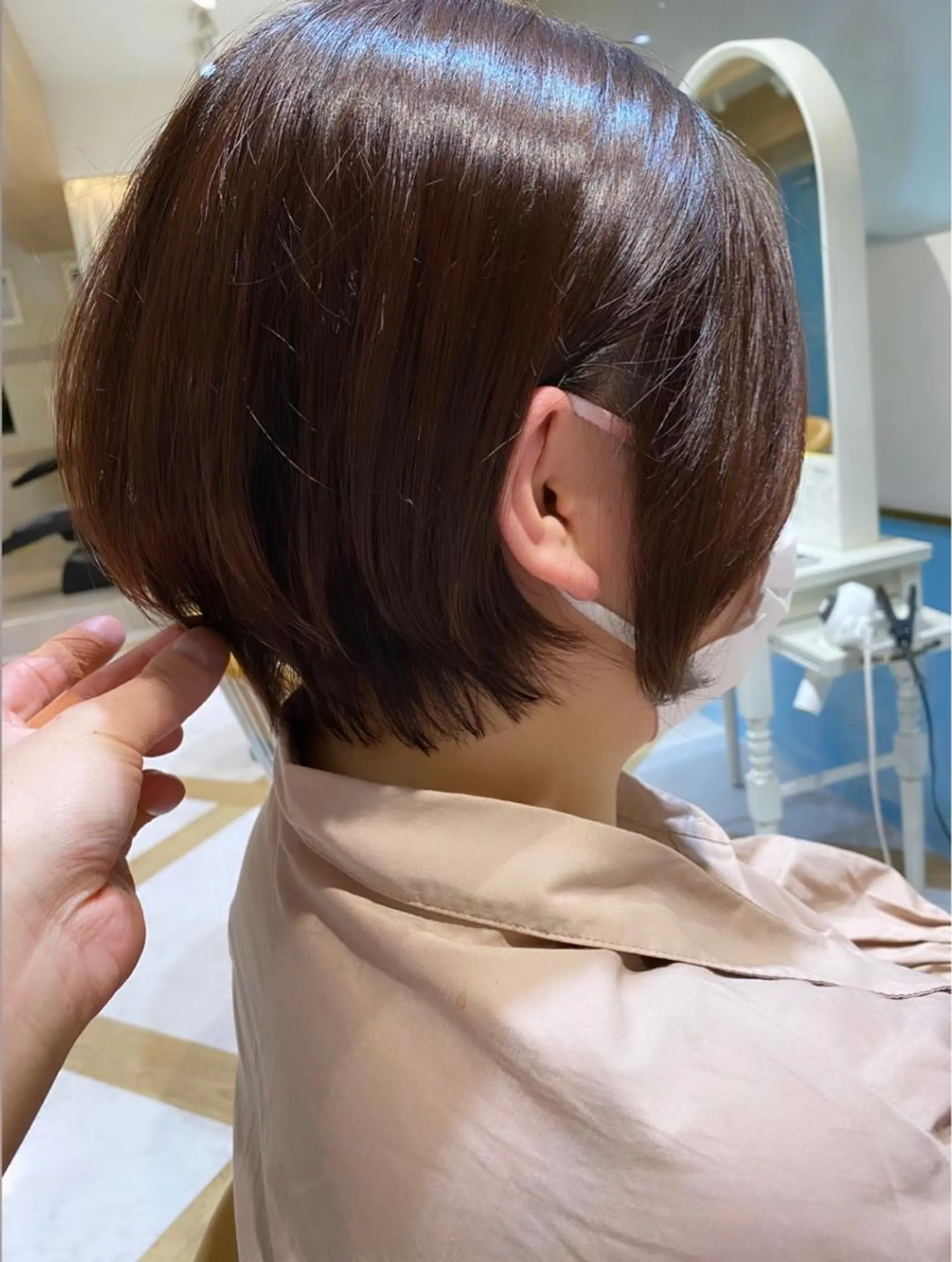 ショート カラー カット ヘアカラー トリートメント 🌟モテ髪ショート 🌟店長　津賀涼のヘアスタイル