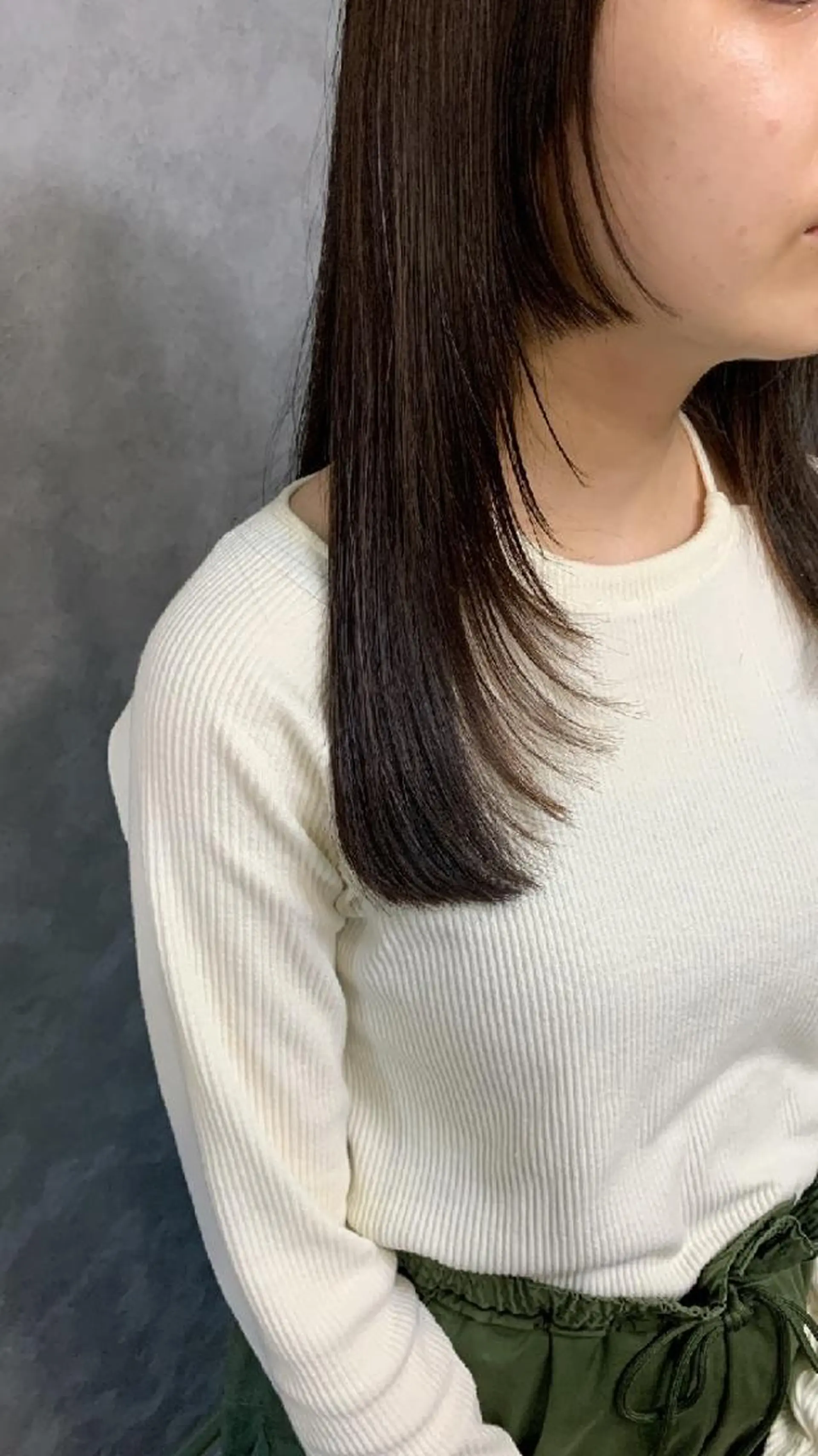 セミロング レイヤーカット カット トリートメント chouette シュエットのヘアスタイル