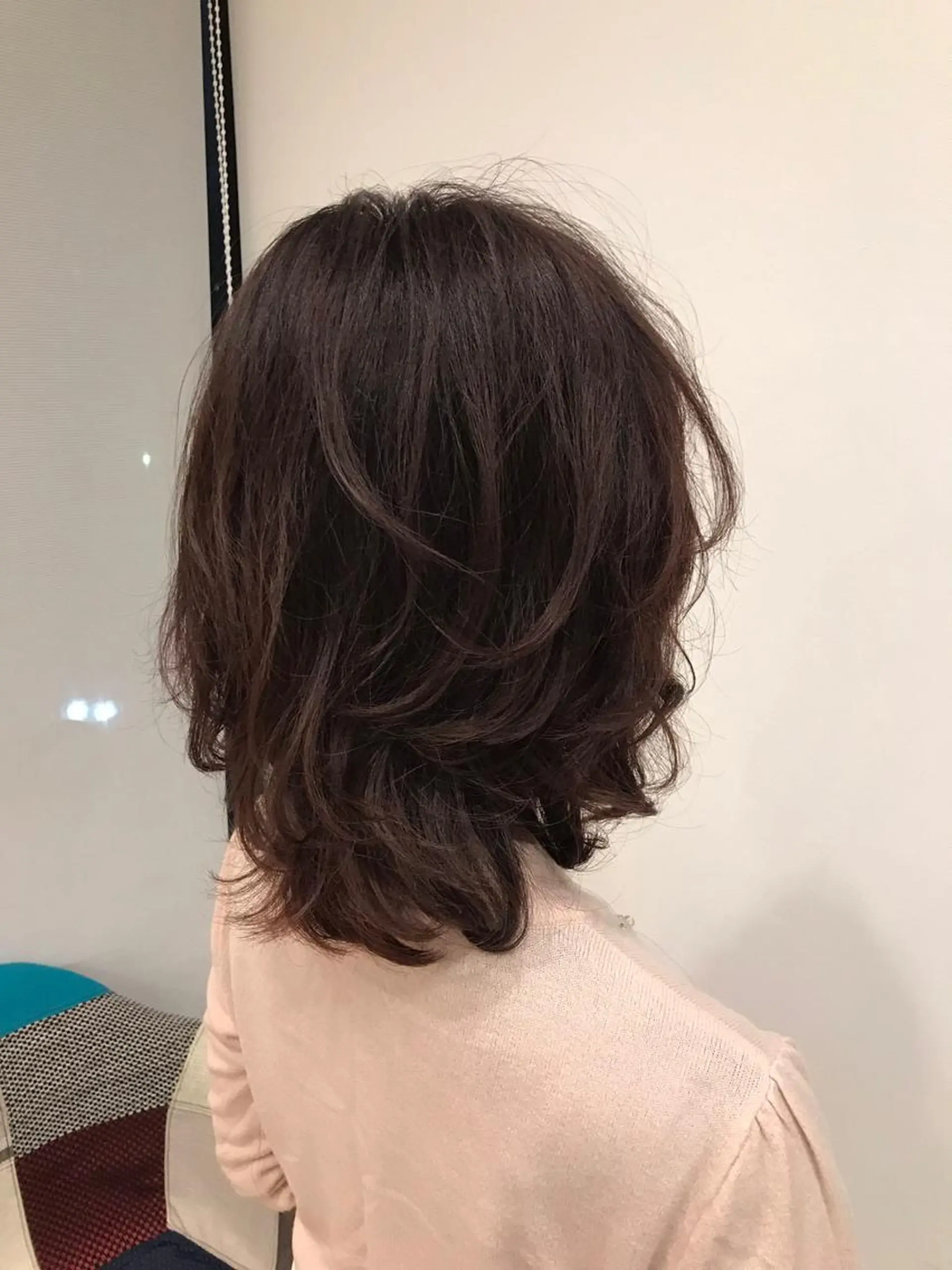 ミディアム ミディアムパーマ Selene hair OSAKAのヘアスタイル