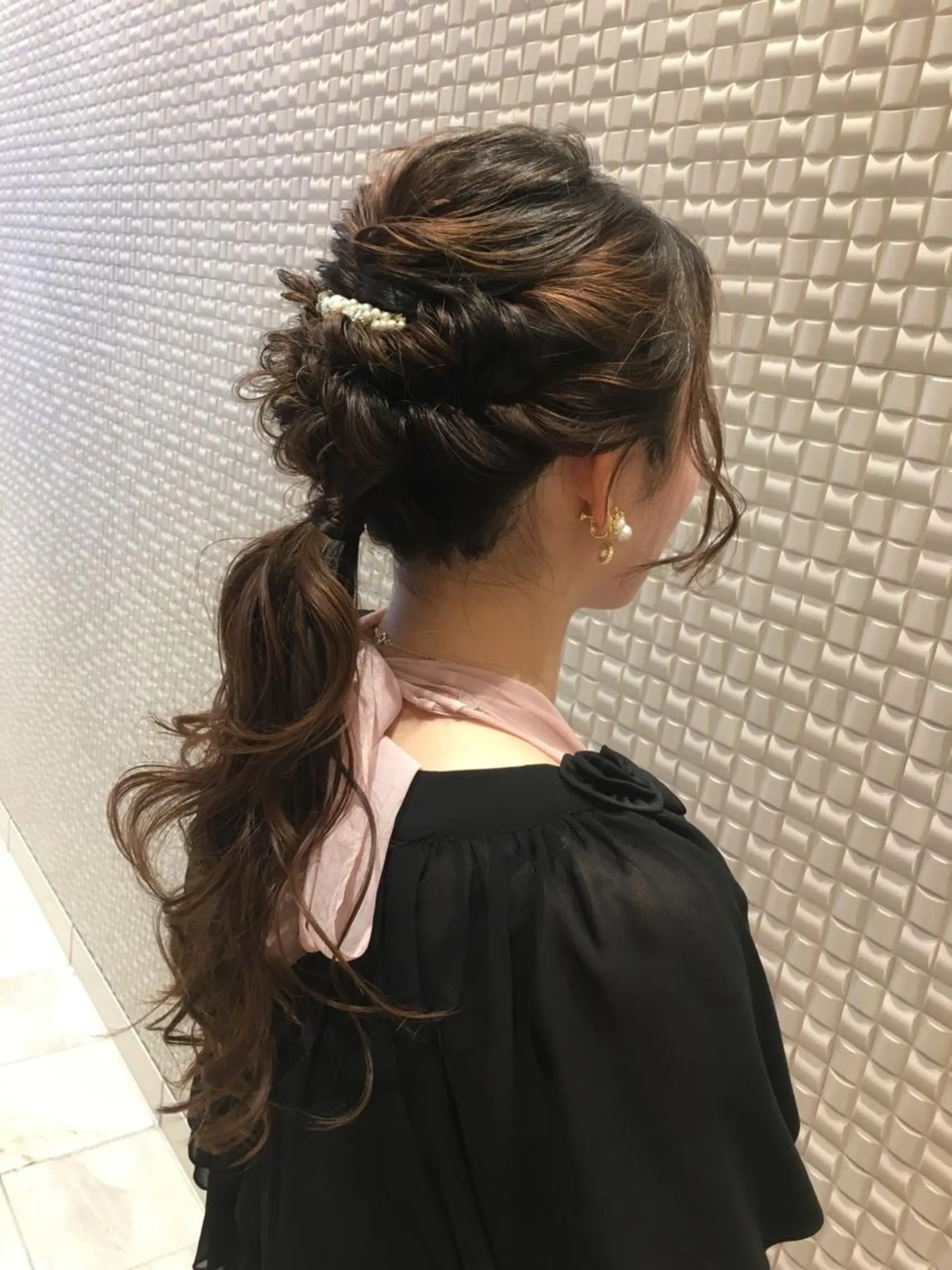 セミロング scene.池袋所属・scene. haraのヘアスタイル