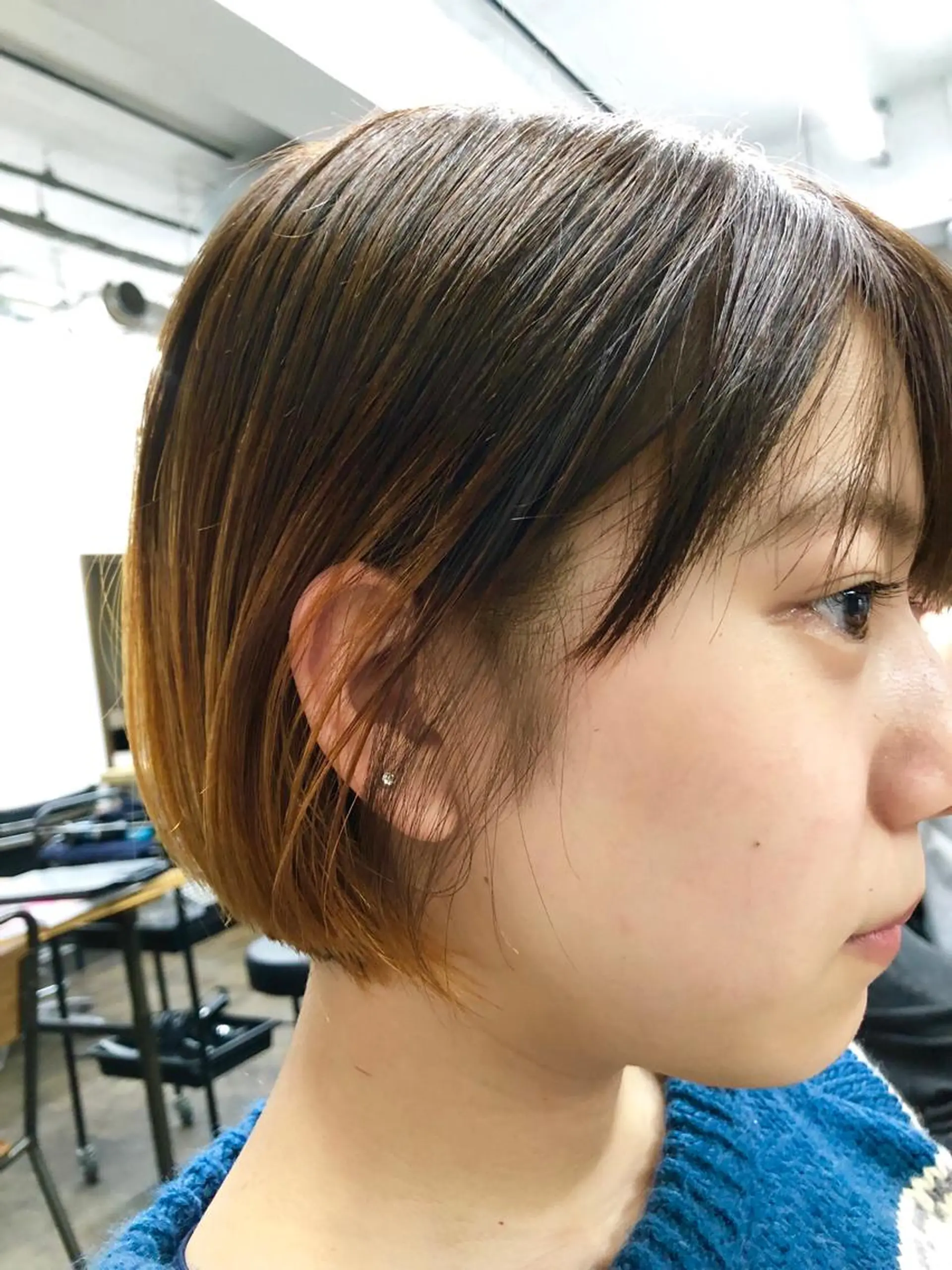 ショート カラー グラデーションカラー オレンジ topstylist fukudaのその他イメージ