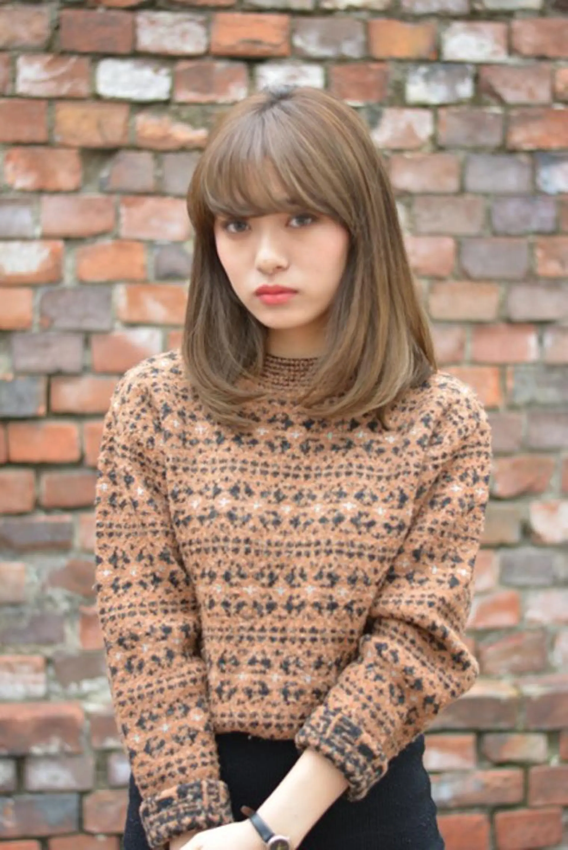 ミディアム カラー マネージャー八尾 裕一郎のヘアスタイル