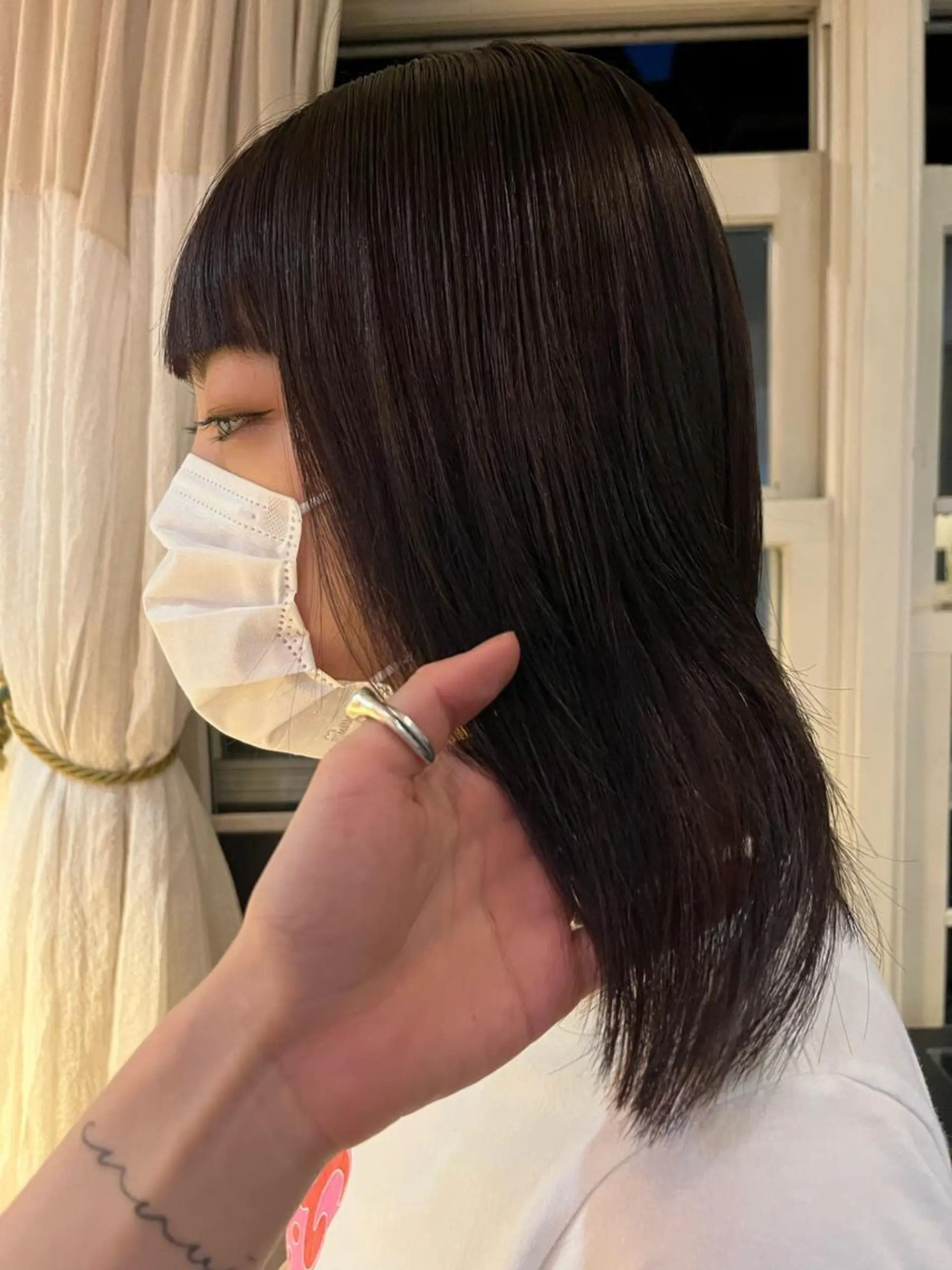 ミディアム カラー eri kinjoのヘアスタイル