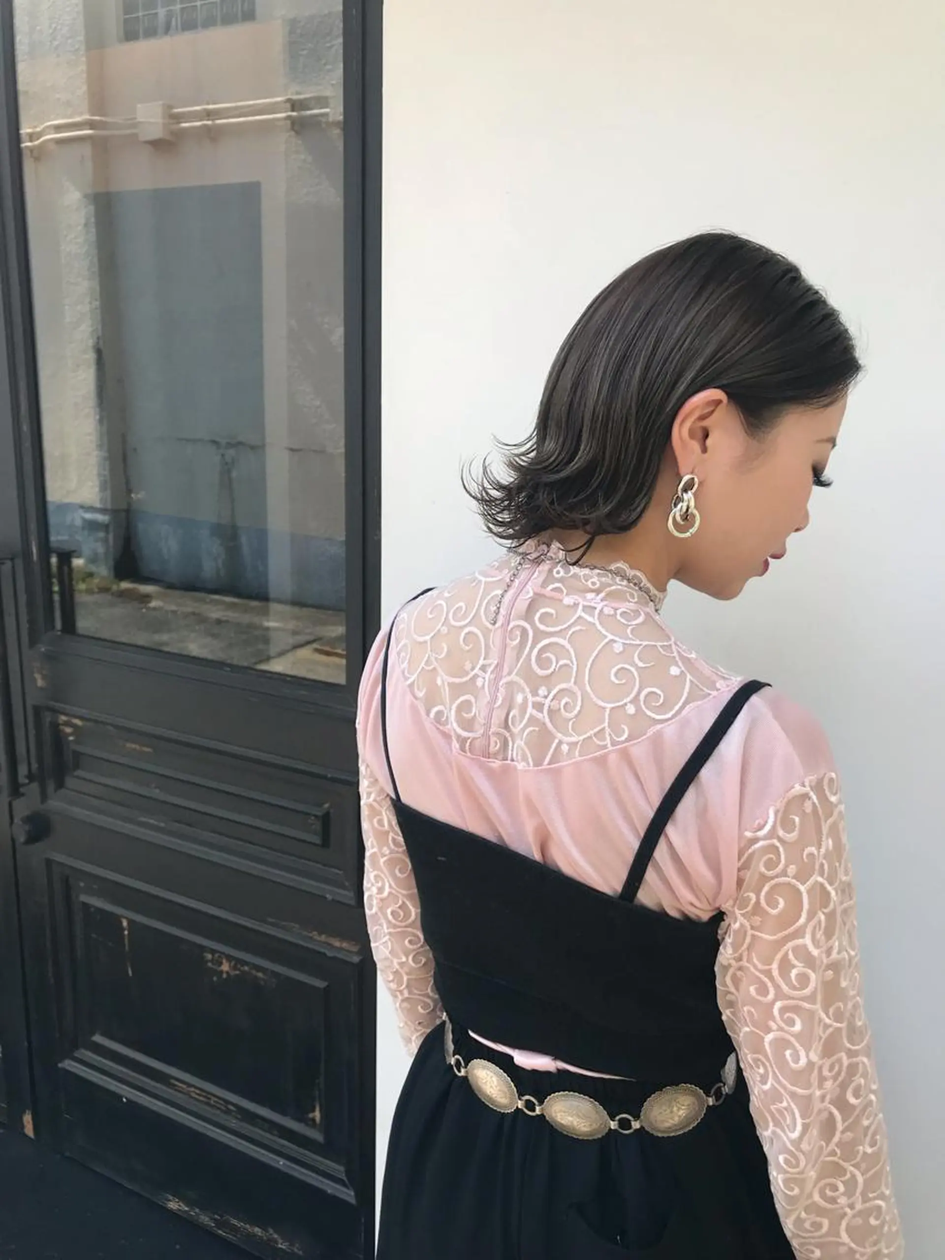 ミディアム カラー tonari 梅田、中崎町のヘアスタイル