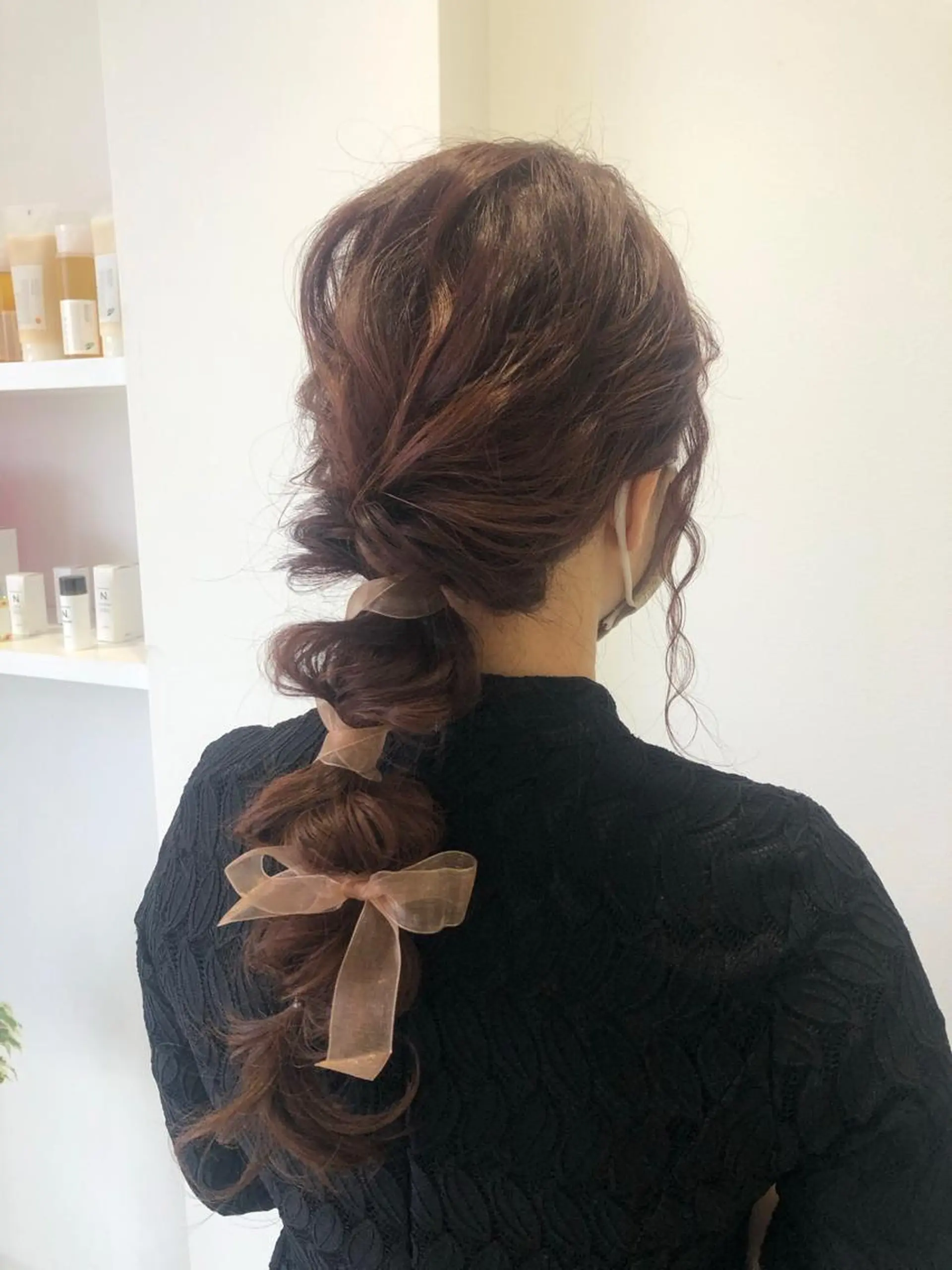 ロング ヘアアレンジ 宮崎 睦のヘアスタイル