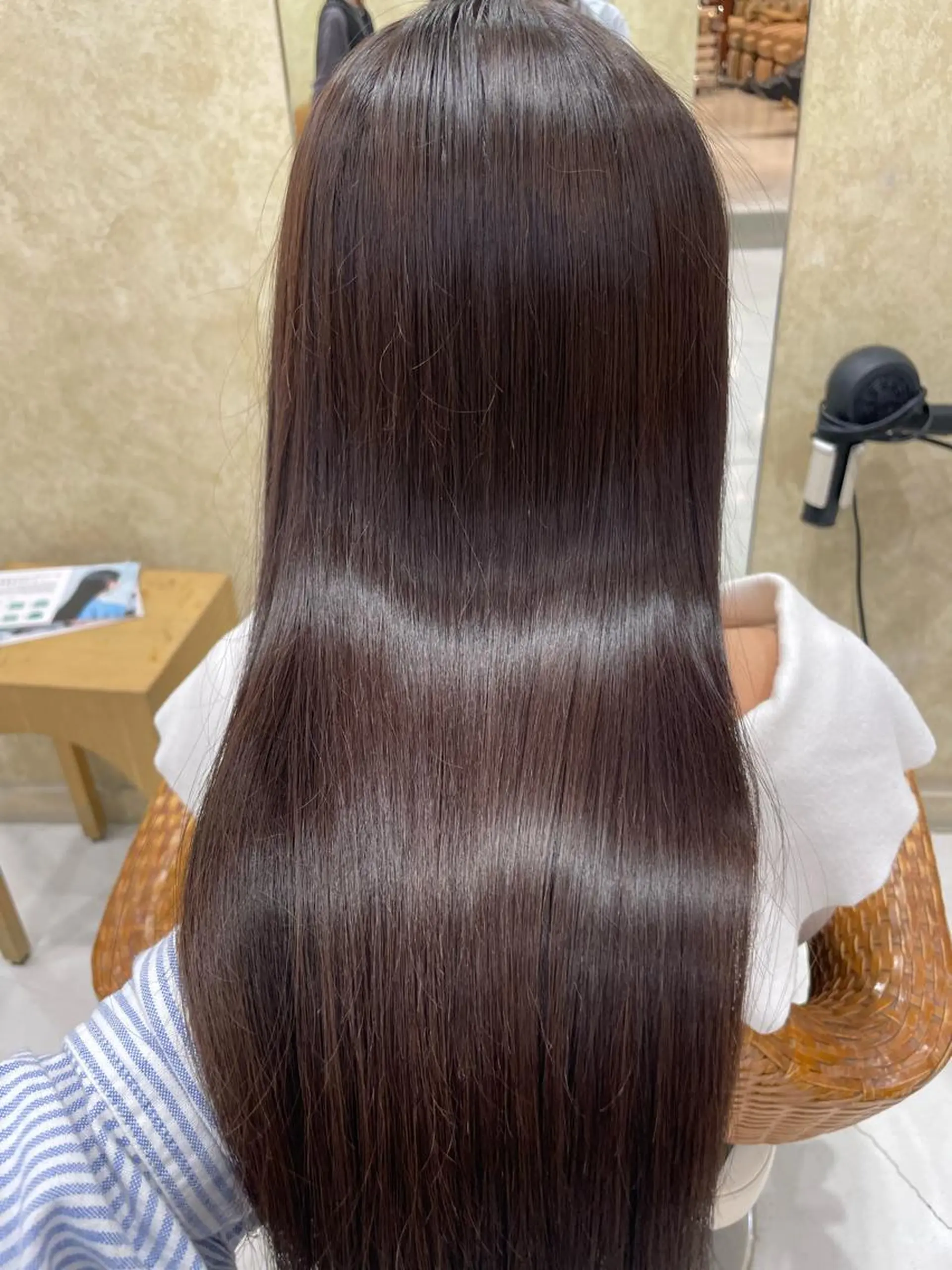 ロング ヘアカラー トリートメント 川中 あいかのヘアスタイル