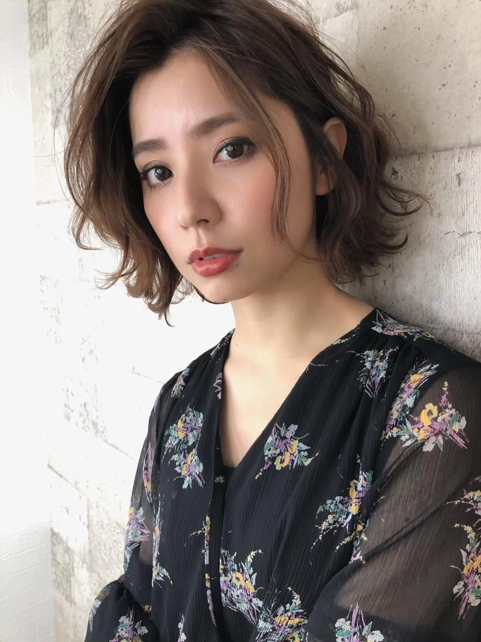 ミディアム カラー ルービック 奈良のヘアスタイル