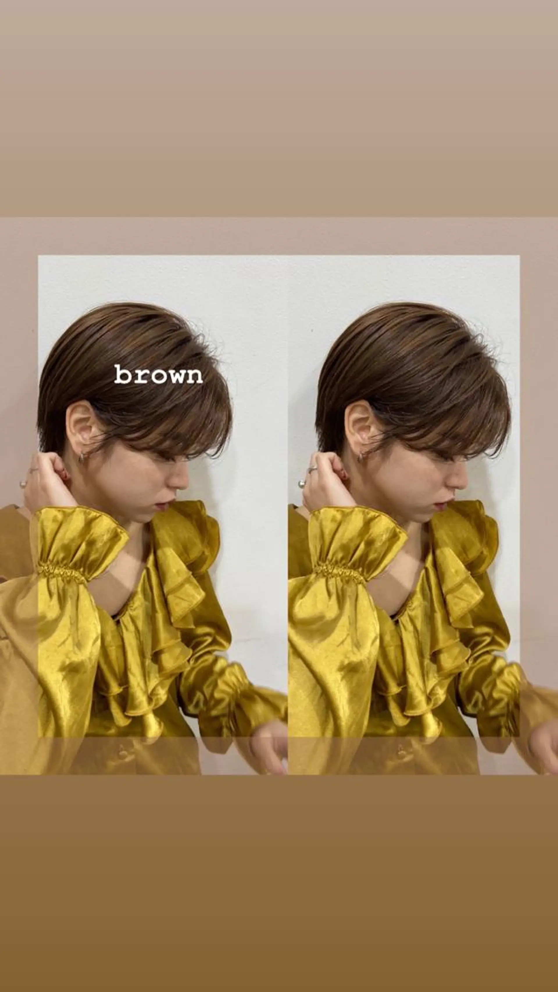 ショート カラー ヘアアレンジ ヘアカラー トリートメント Happiness所属・🌻Insta指名 NO.1🌻Shoのヘアスタイル