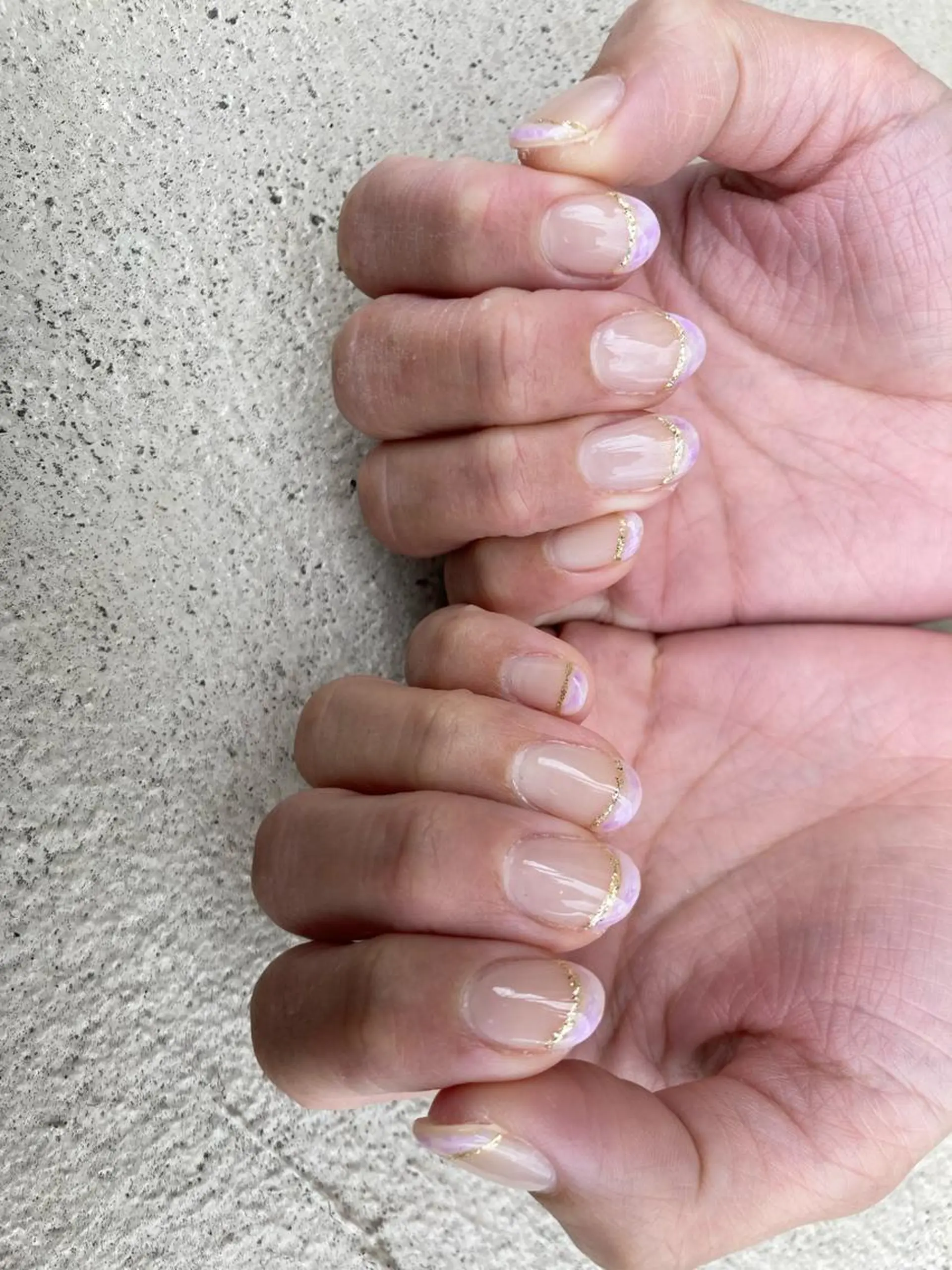 ショート ネイル ハンドネイル フットネイル ✴︎ Delightのネイルデザイン