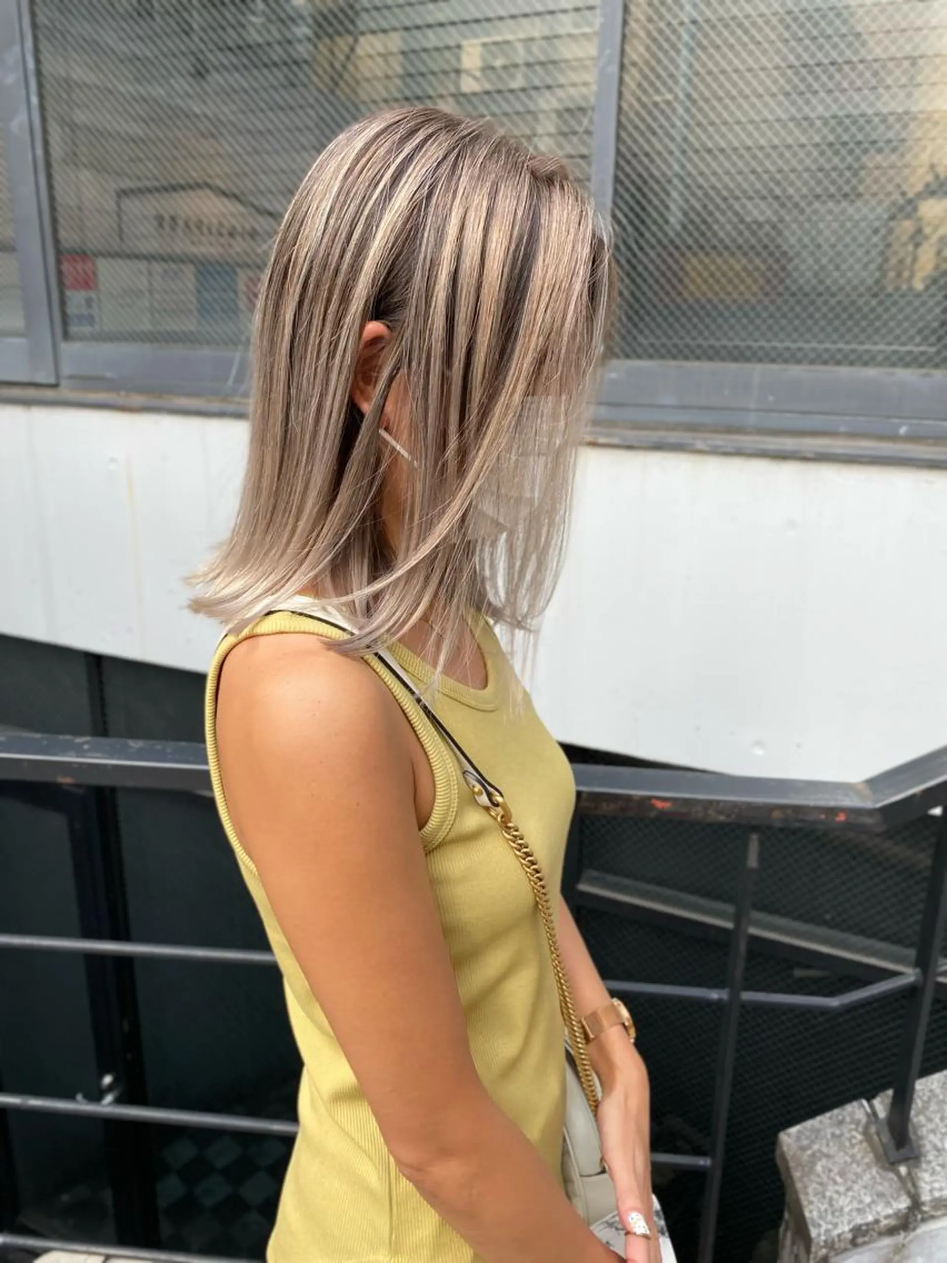 ミディアム カラー ヘアカラー 🌈透明感カラー ✨松田龍也🌈のヘアスタイル