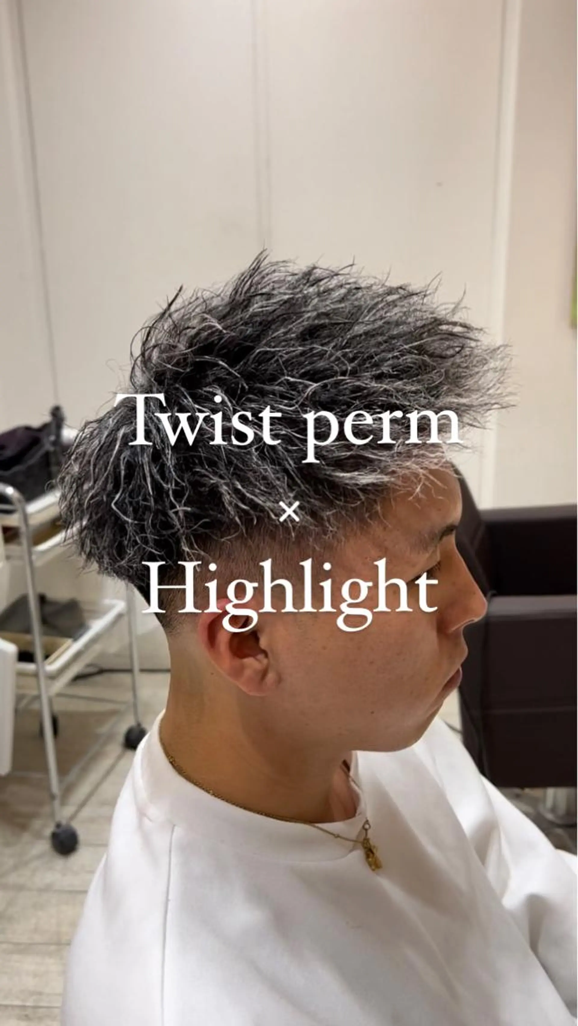 ショート カラー パーマ メンズ 💈men's💈 satoru中目黒のヘアスタイル