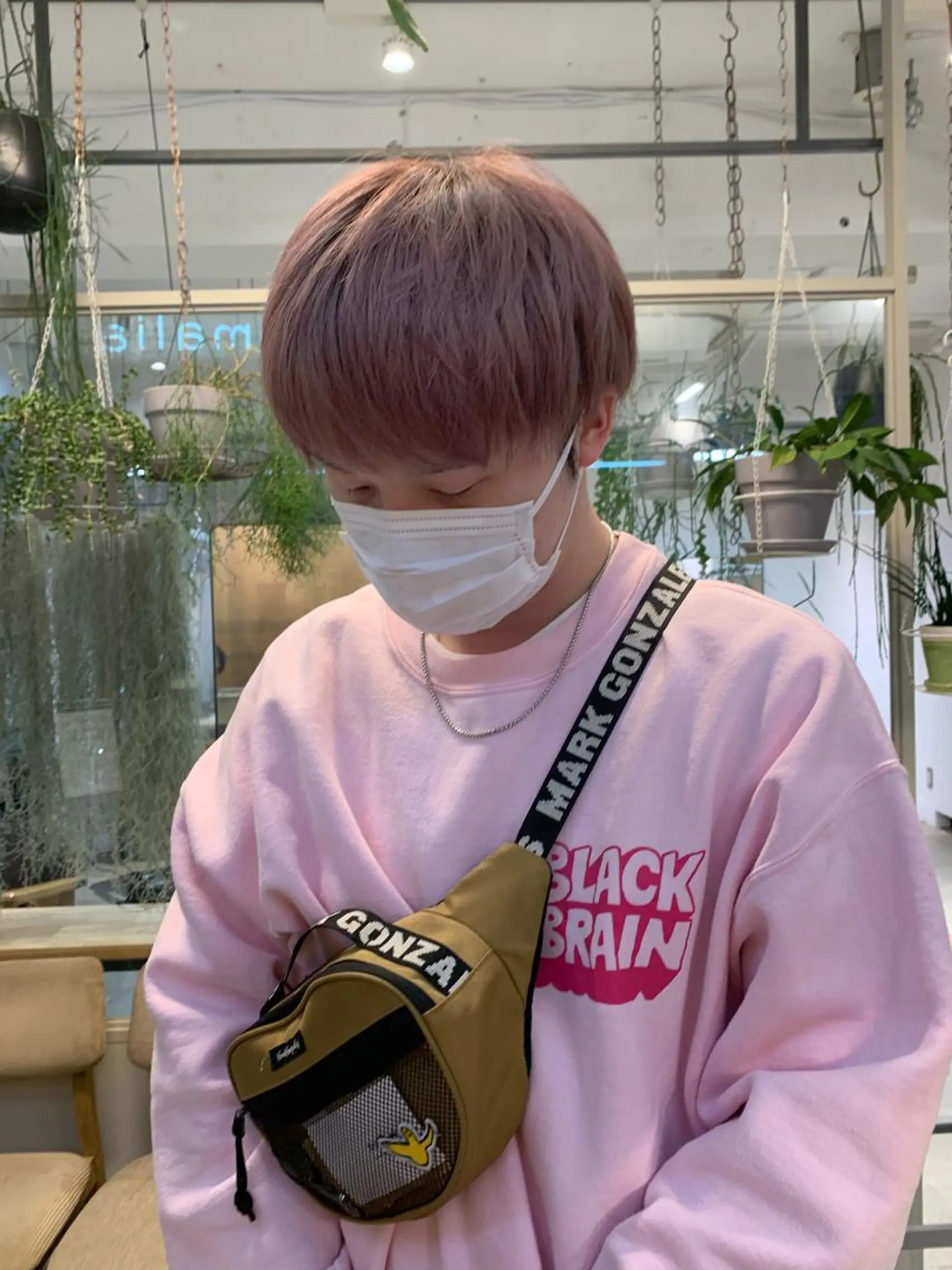 カラー メンズ REINA☁️透明感 カラー/ぷつっと♡のヘアスタイル