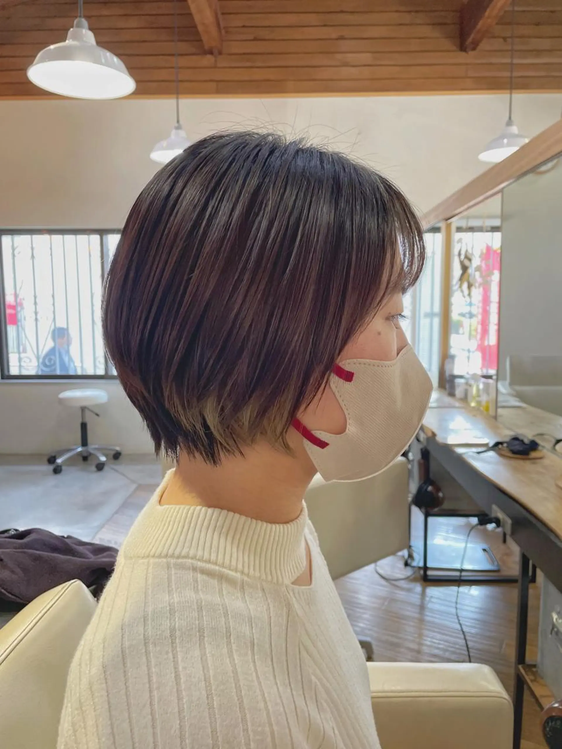 ショート ショートボブ 丸みショート ボブ ショートヘア カット 野間 祐哉のヘアスタイル