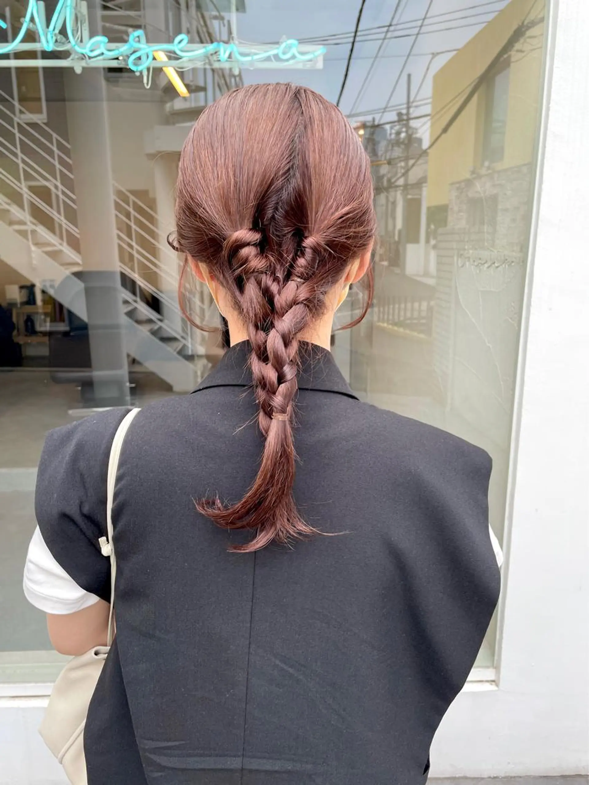 ロング カラー ヘアアレンジ ブラウンカラー ココアブラウン 韓国風ヘア 💎韓国風レイヤー /ボブ💎Namiのヘアスタイル